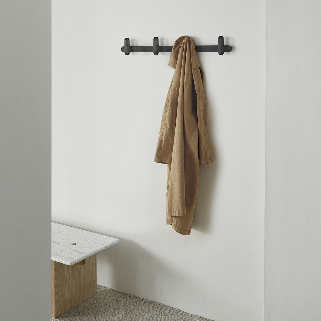 4-Pack Modern Hoop Coat Rack - Wall Mounted Entryway Organizer for Hats, Scarves & Bags | Perfect for Hallway, Bedroom & Mudroom Organization