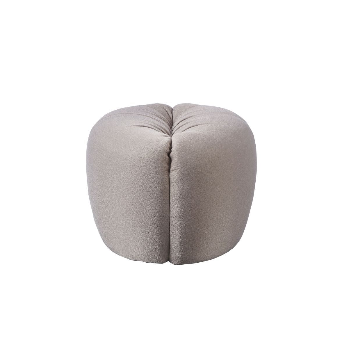 NOVARA Oval Ottoman - Modern Tufted Storage Bench with Removable Cushion, Perfect for Living Room, Bedroom, or Entryway Decor