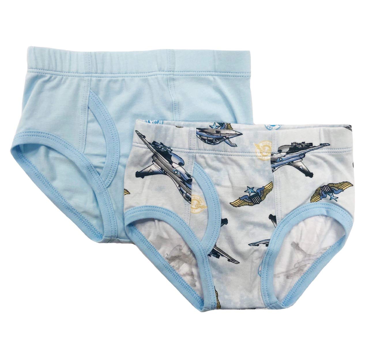 Esme Boys 2-Pack Cotton Brief Underwear for Toddlers & Kids - Soft Comfort Underwear for Little Boys (XS, S, M) and Big Boys (L, XL) - Perfect for School, Playtime & Everyday Wear