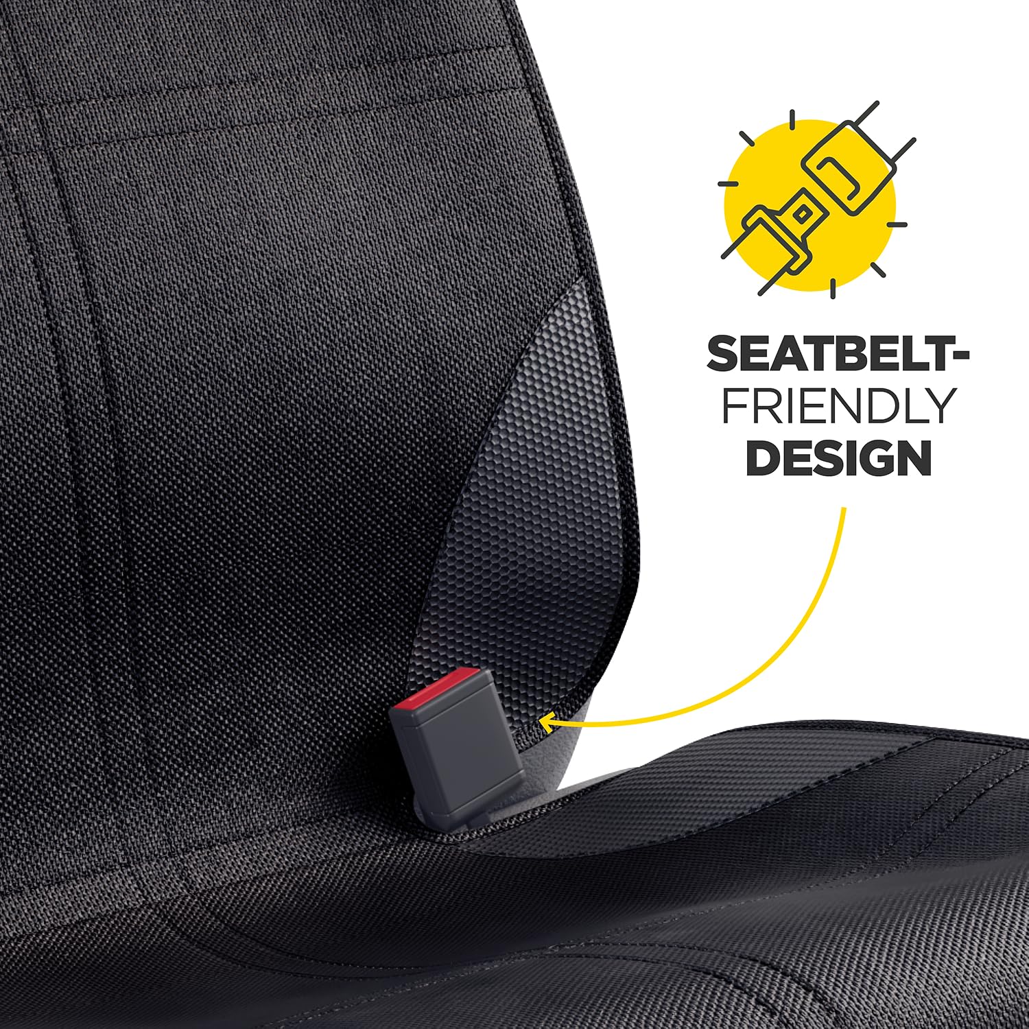 Lebogner Car Seat Protector - 1 Pack Universal Fit, Waterproof & Non-Slip Auto Seat Cover - Perfect for Kids, Pets & Long Drives