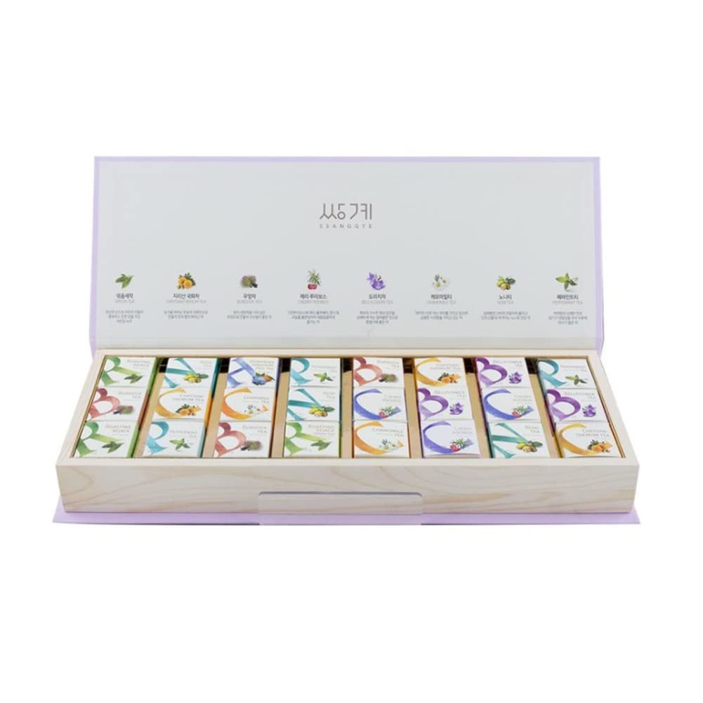 Premium Wooden Tea Bag Organizer Box - Holds 24 Tea Bags - Elegant Gift Set for Tea Lovers - Perfect for Home, Office & Kitchen Storage