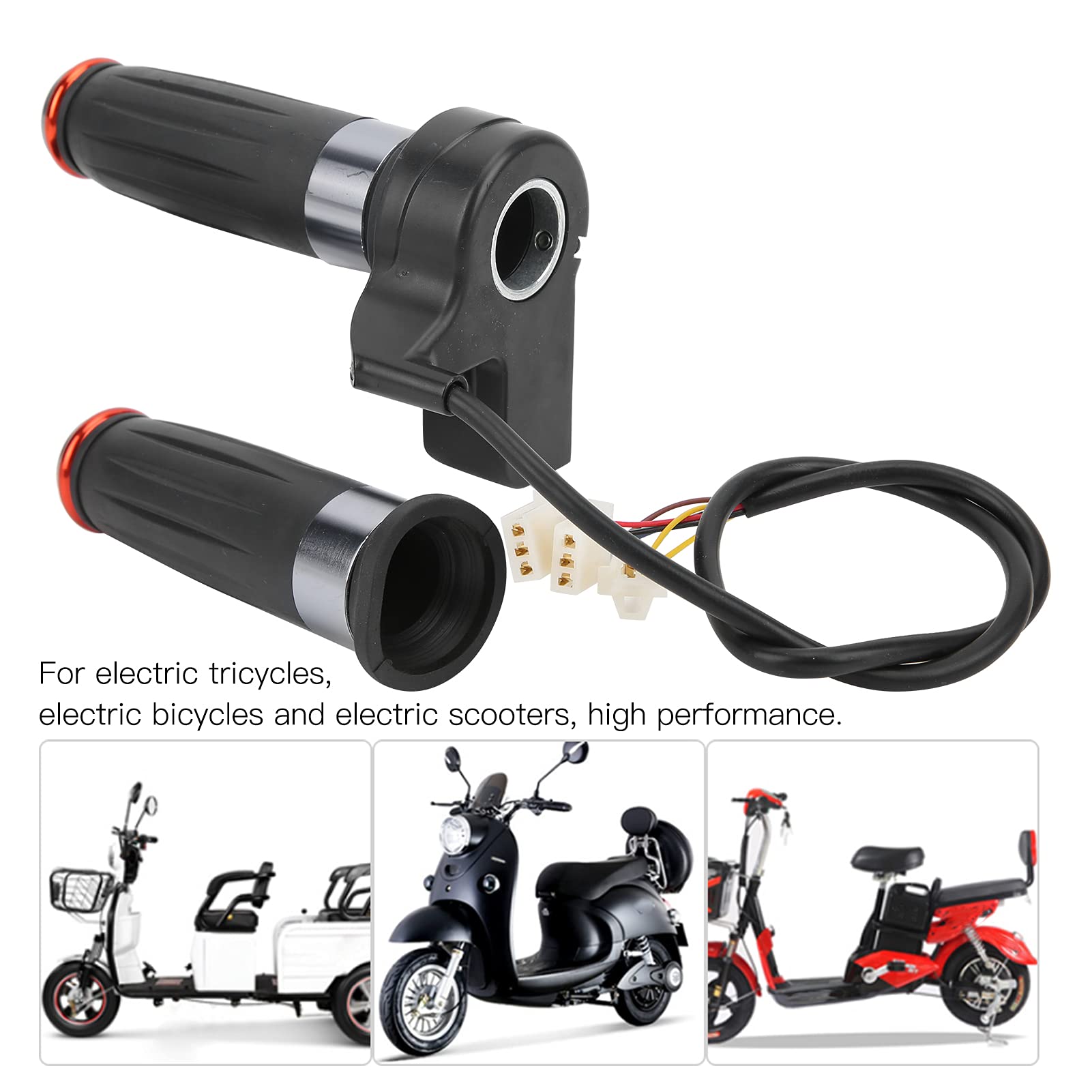 Universal 3-Speed Scooter Throttle Grips - Twist Accelerator Handle for Electric Bikes & Scooters - Perfect for Commuting, Off-Roading & Urban Riding