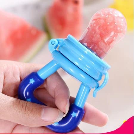 Gilli Shopee Silicone Fruit-Shaped Baby Teether - BPA Free, Combo Pack of 2 (Multi-7) - Safe for Infants 3-12 Months - Perfect for Soothing Sore Gums During Teething & On-the-Go Comfort