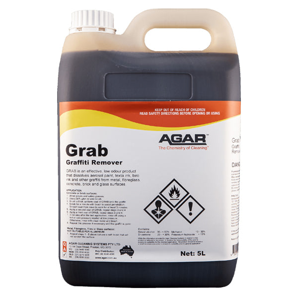 Agar Grab Graffiti Remover - Fast-Acting Spray for Walls, Brick & Concrete | Perfect for Urban Cleanup & Property Maintenance