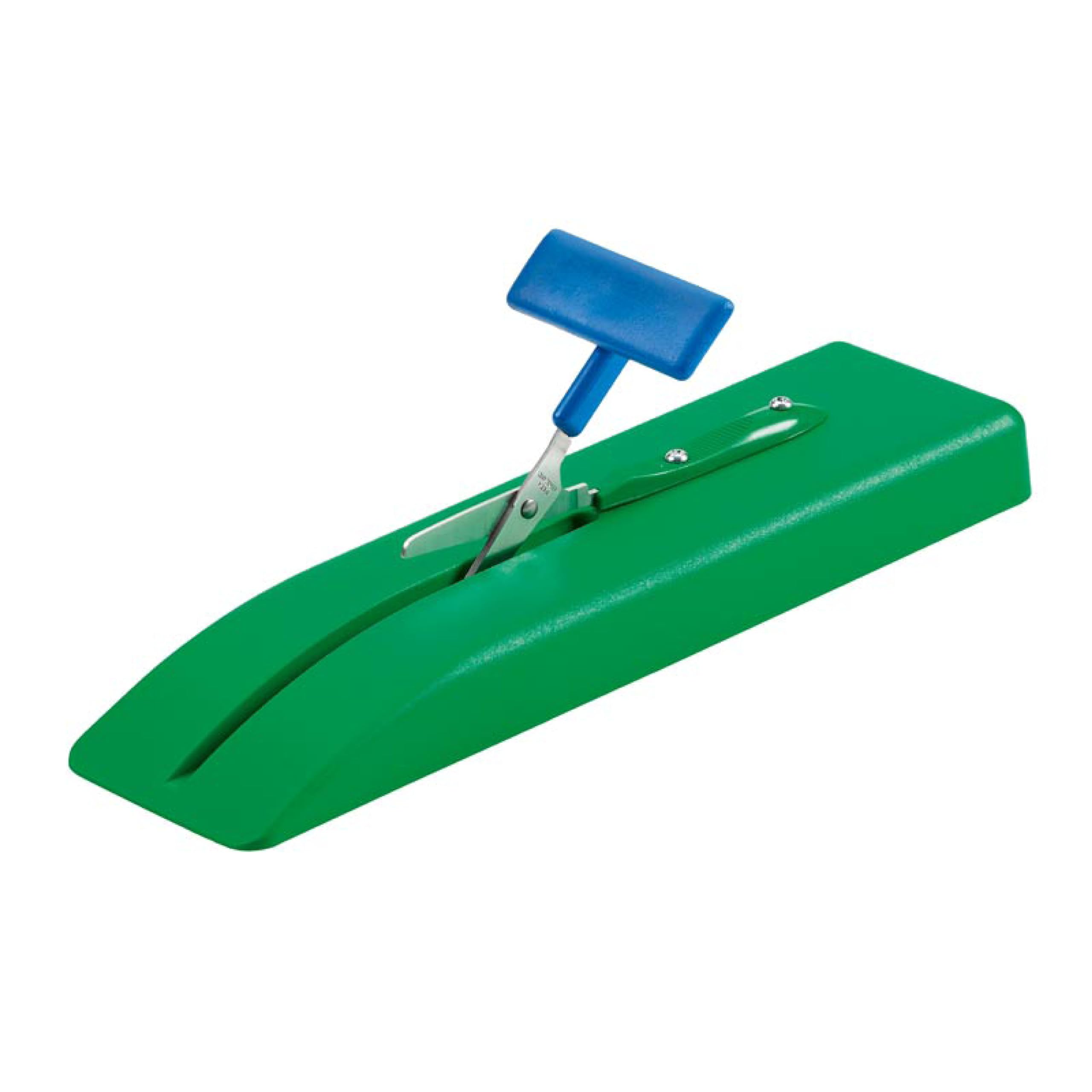 Adaptive Scissors for Kids with Plastic Base - Safety Classroom Scissors for Special Needs | Fun & Function Mounted Table Top Scissors | Perfect for Arts & Crafts, School Projects, and Occupational Therapy Activities