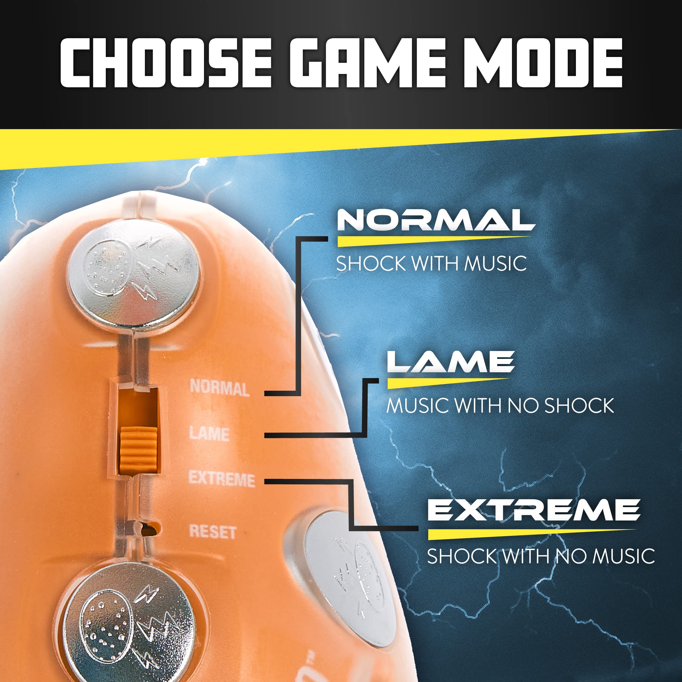Lightning Reaction Shocking Games Bundle - Shocktato & Reflex Shocking Memory Game for Family Party & Group Fun - Exciting Electronic Shock Game for Adults & Kids - Perfect for Game Nights, Birthday Parties & Team Building Activities