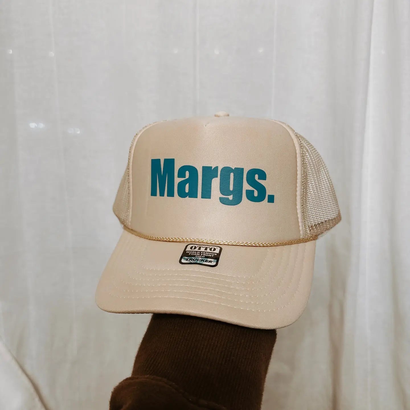 Premium Margs Foam Trucker Hat - Adjustable Snapback for Men & Women - Comfortable Breathable Design for Outdoor, Sports, and Casual Wear