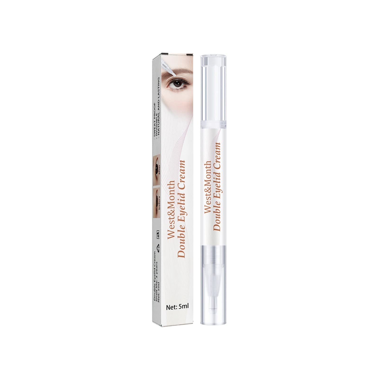 Dean Koontz The Eyes of Darkness 1981 Novel | Invisible Double Eyelid Glue & Styling Cream Stick | Long-Lasting Eyelid Tape & Serum | Eye Makeup Gifts for Women & Grandma | Perfect for Asian Beauty Routine & Special Occasions