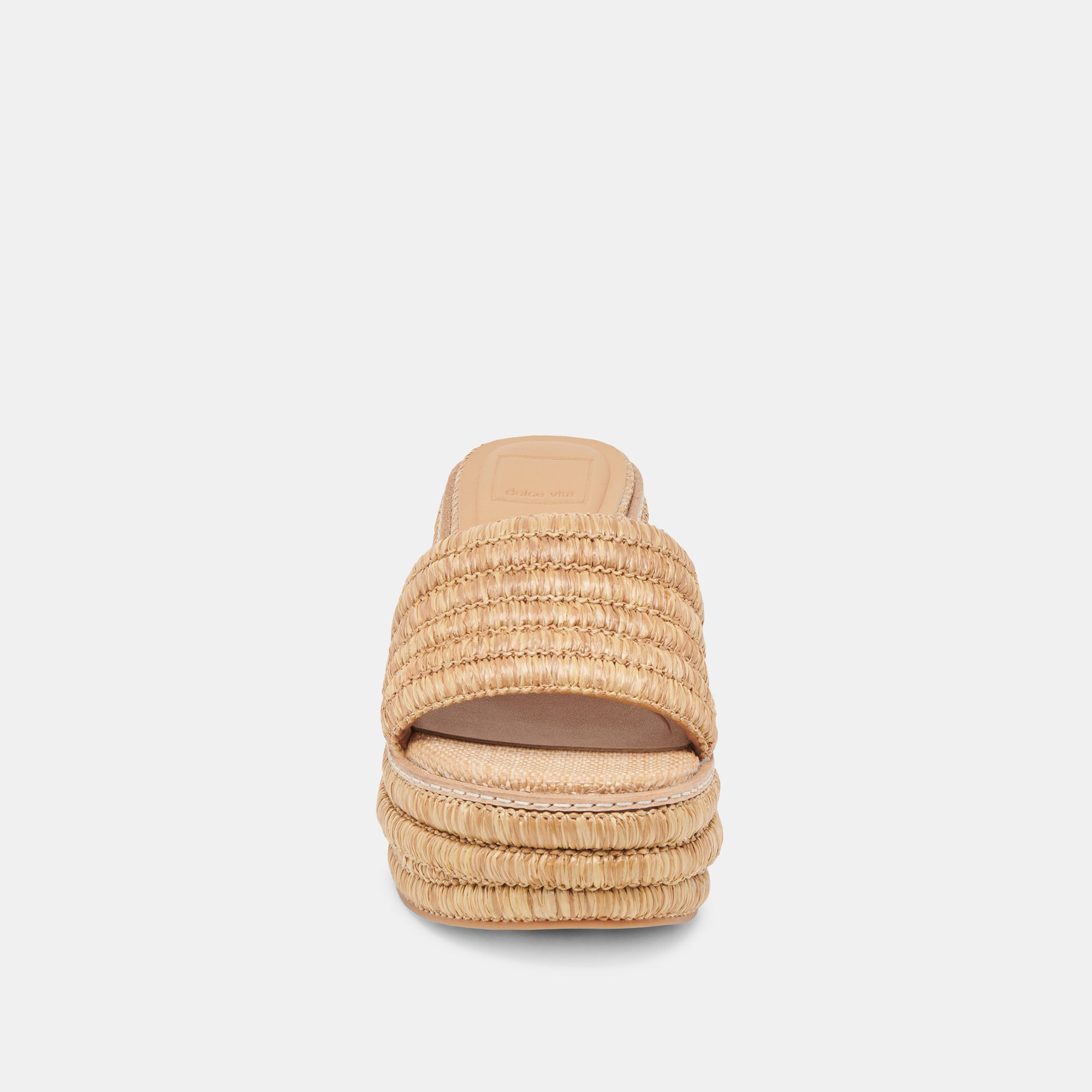 THRONE WEDGES LT NATURAL RAFFIA SANDALS - Women's Comfortable Summer Wedge Shoes for Beach, Pool & Casual Outings