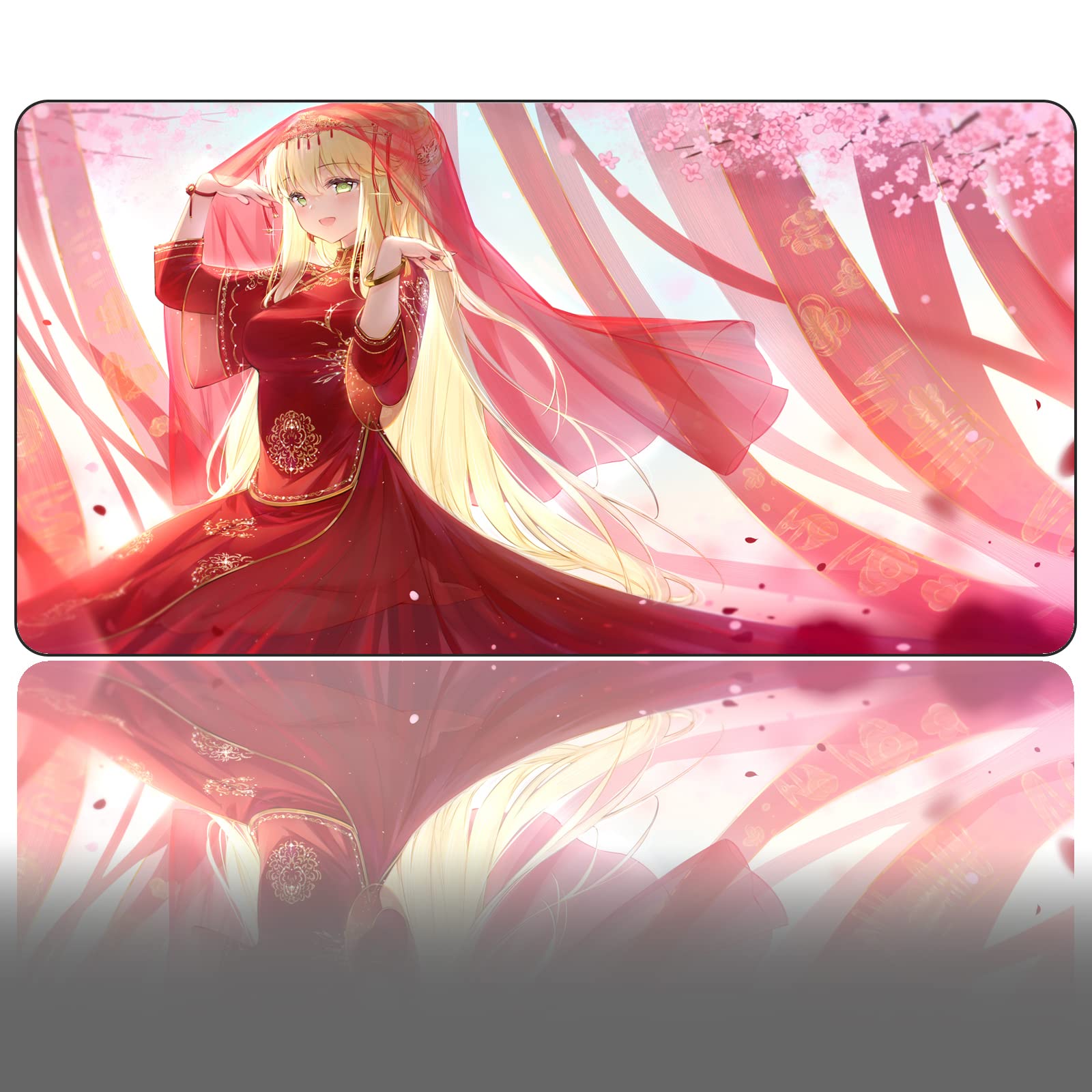 Azur Lane Anime Gaming Mouse Pad - XXL Non-Slip Desk Mat for PC & Keyboard (24x12 Inch) | Perfect for Gamers, Office Work & Anime Fans