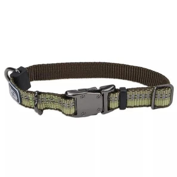 K9 Explorer Reflective Adjustable Dog Collar - High Visibility Safety Pet Collar for Night Walks, Jogging & Outdoor Adventures