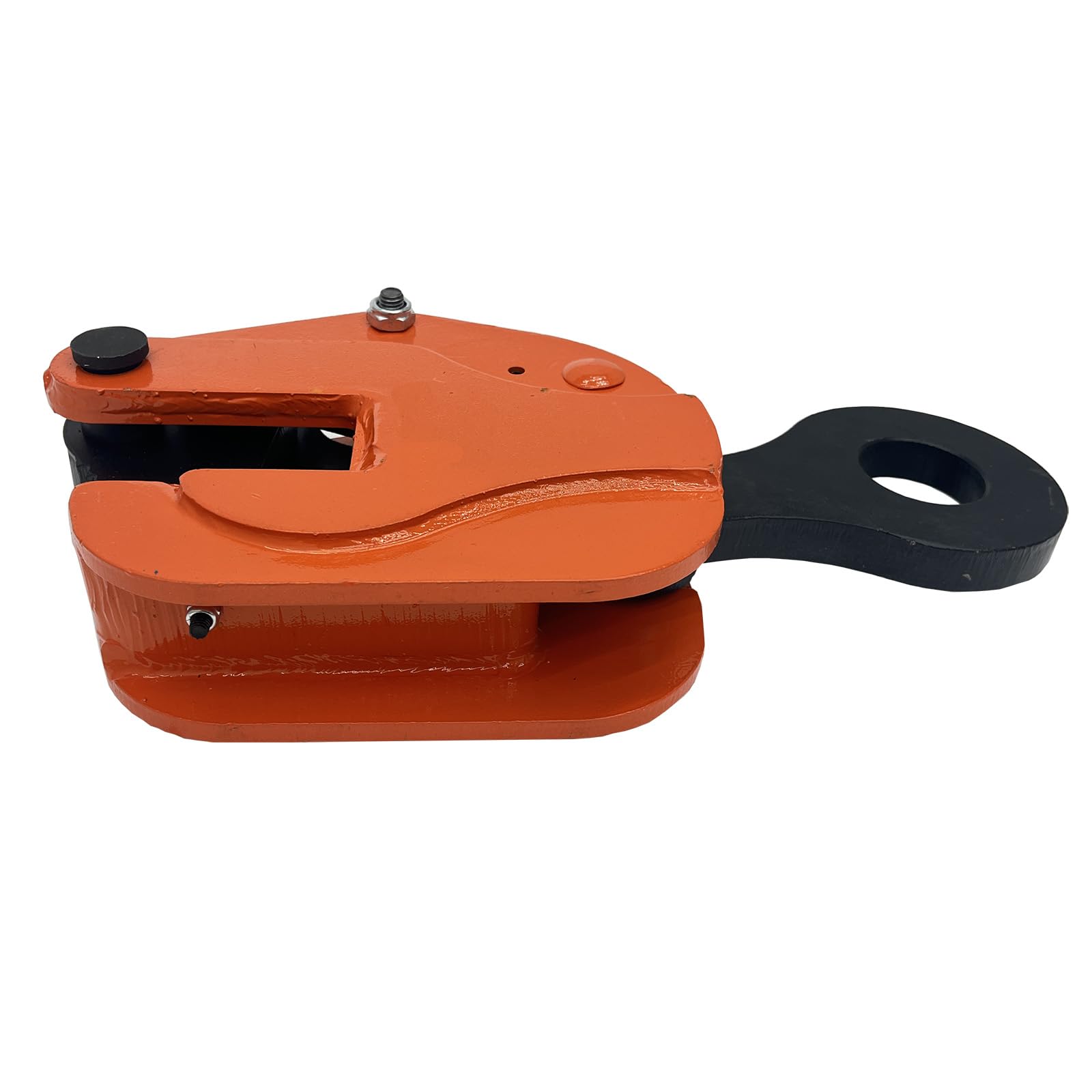 INTBUYING Vertical Plate Lifting Clamp with Lock - 6614lbs Capacity Heavy Duty Steel Plate Clamp for Sheet Metal, Industrial Hoist Hook & Chain Applications - Perfect for Construction, Manufacturing and Warehouse Material Handling