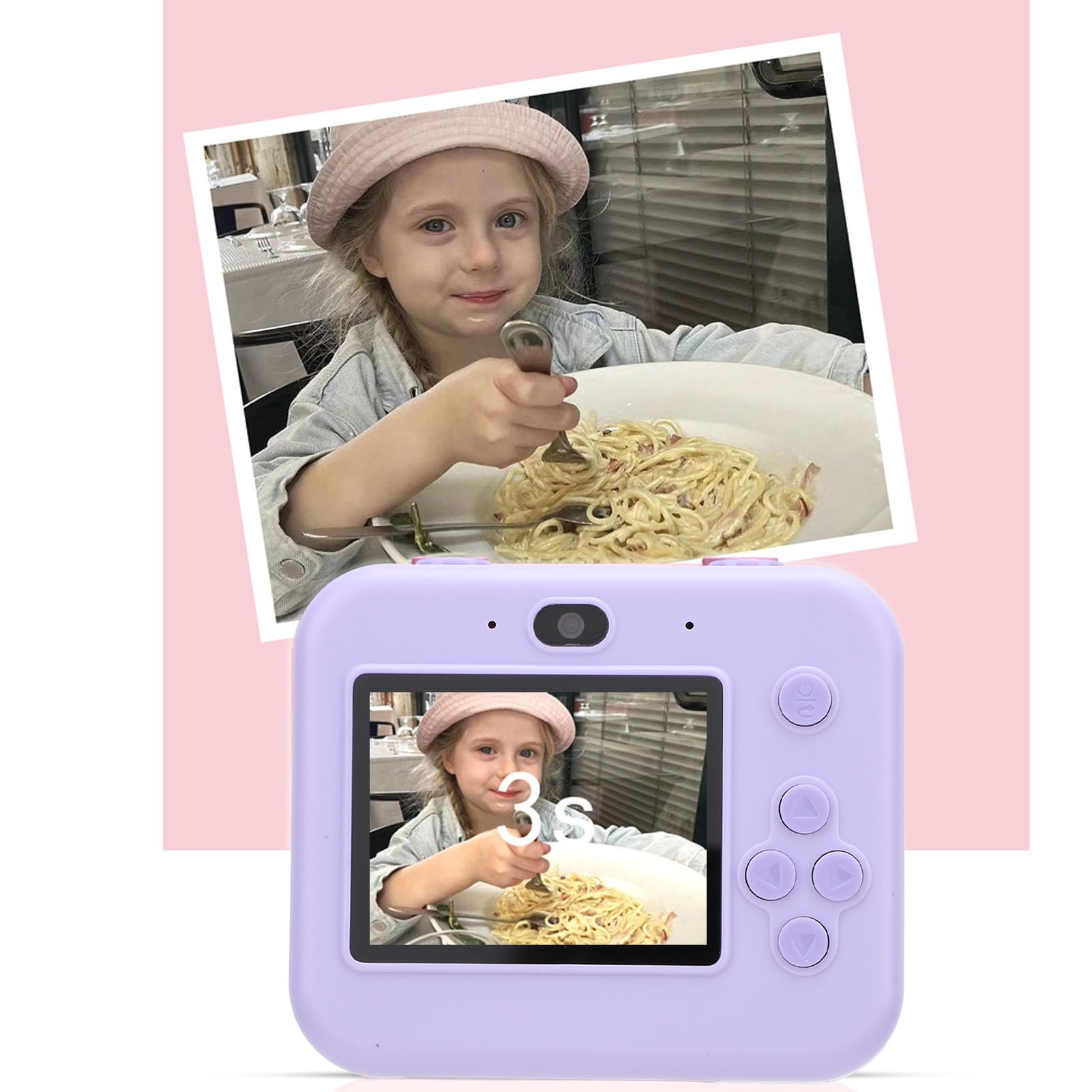 12MP Kids Digital Instant Print Camera with 2.4