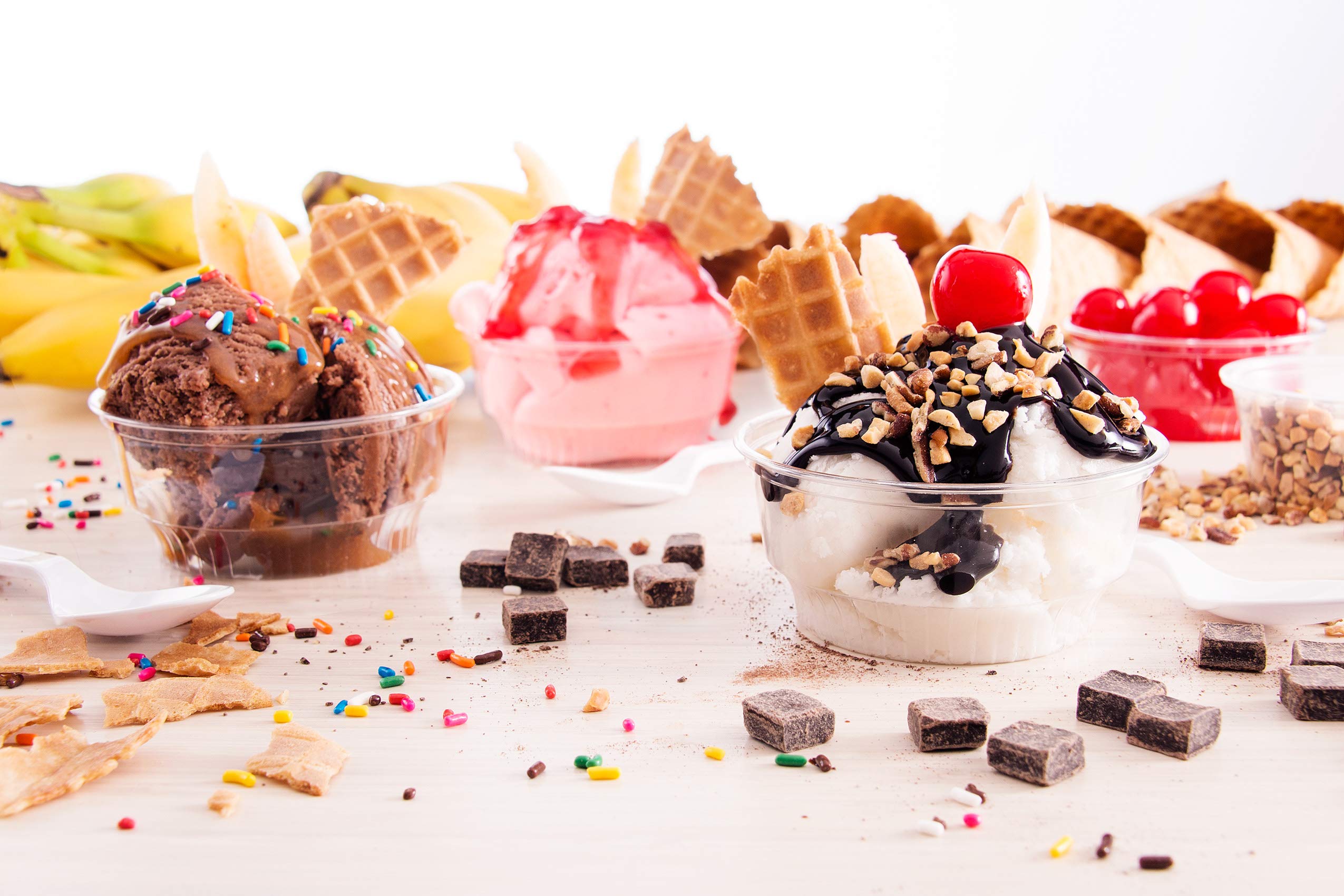 Solo SD35 3.5 oz Clear Plastic Sundae Cups - Case of 1000 - Disposable Dessert Containers for Ice Cream, Parfaits, Yogurt & Party Serving