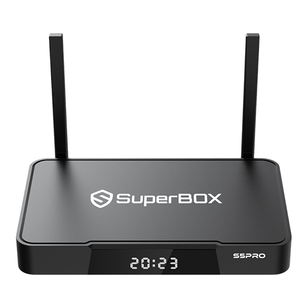 SuperBox S5 Pro 4K Ultra HD Android TV Box - Streaming Media Player with Google Play, Netflix, YouTube, Hulu Support | Perfect for Home Entertainment & Smart TV Upgrade