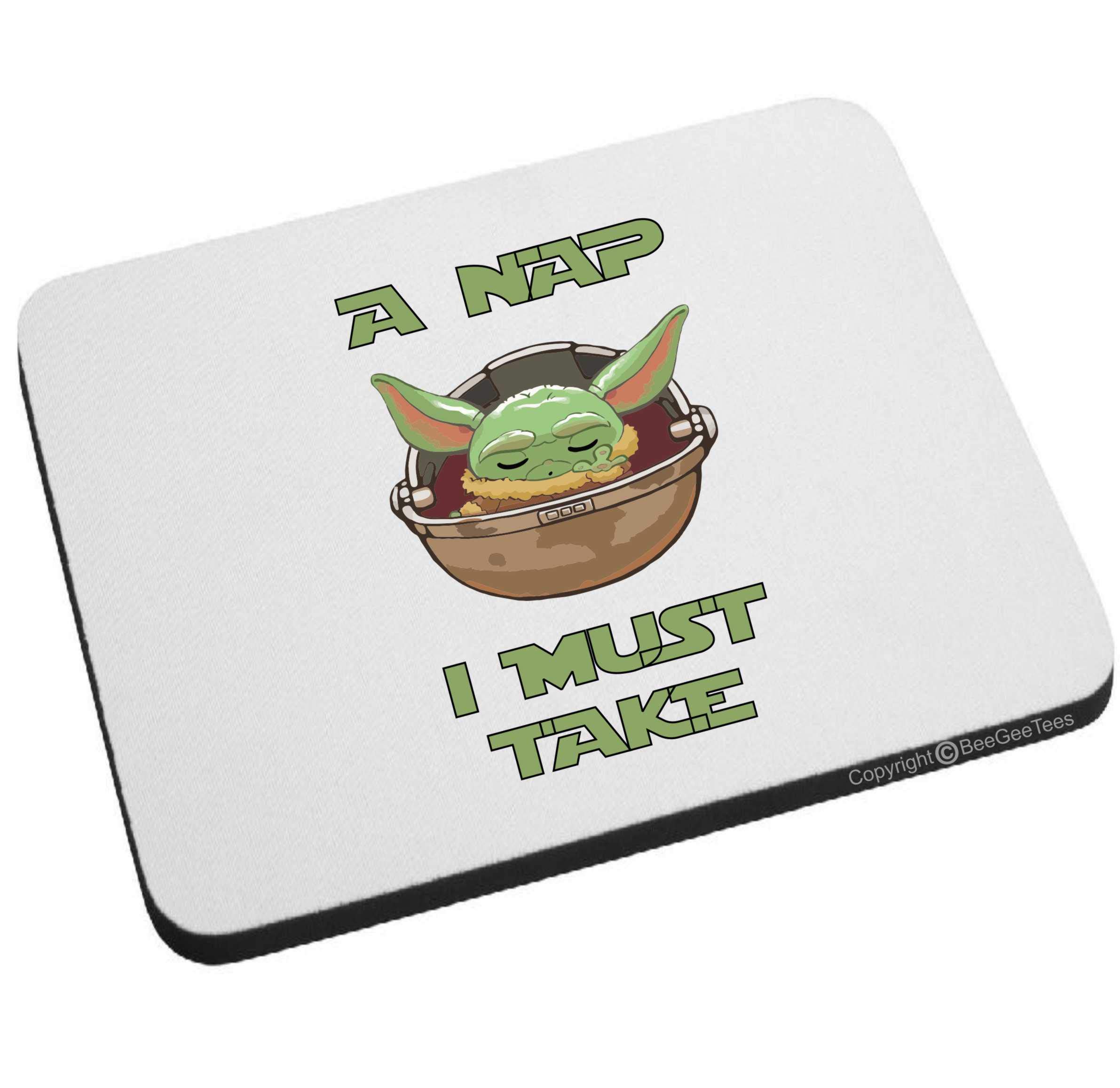 Funny 'A Nap I Must Take' Baby Mouse Pad - Cute Desk Accessory for Office, Gaming & Home Use