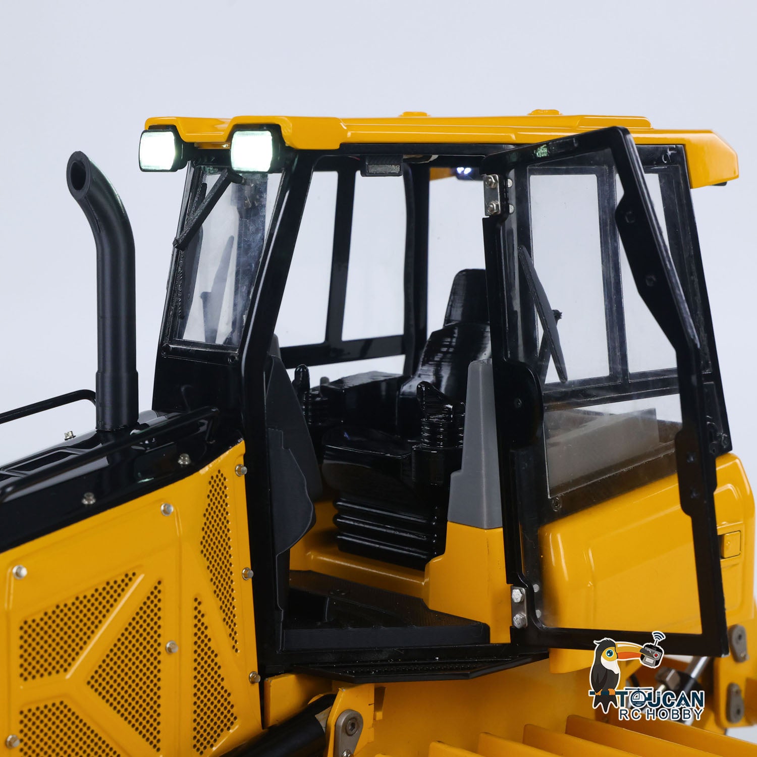 1/12 Scale RC Hydraulic Bulldozer D3 - 4CH Remote Control Construction Vehicle with Light & Sound, Flysky ST8 Radio (Pre-Order) - Perfect for Construction Simulation, STEM Learning, and RC Hobby Enthusiasts