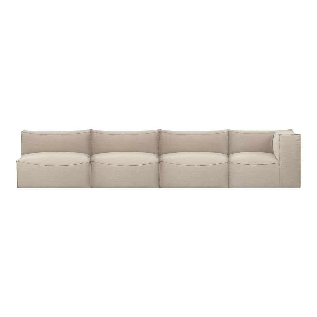 Catena Modular Sofa Set - Large Sectional Couch for Living Room, Modern L-Shaped Sofa with Removable Covers - Perfect for Home Theater, Family Gatherings & Lounge Areas