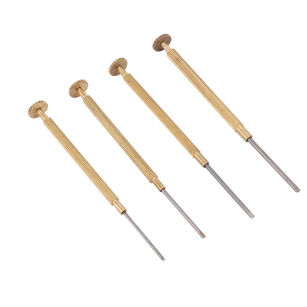 Professional Watch Repair Screwdriver Set - 4-Piece Precision Screwdriver Kit for Watches, Eyeglasses, Toys & Jewelry - Perfect for Watchmakers, DIY Enthusiasts & Jewelry Repair