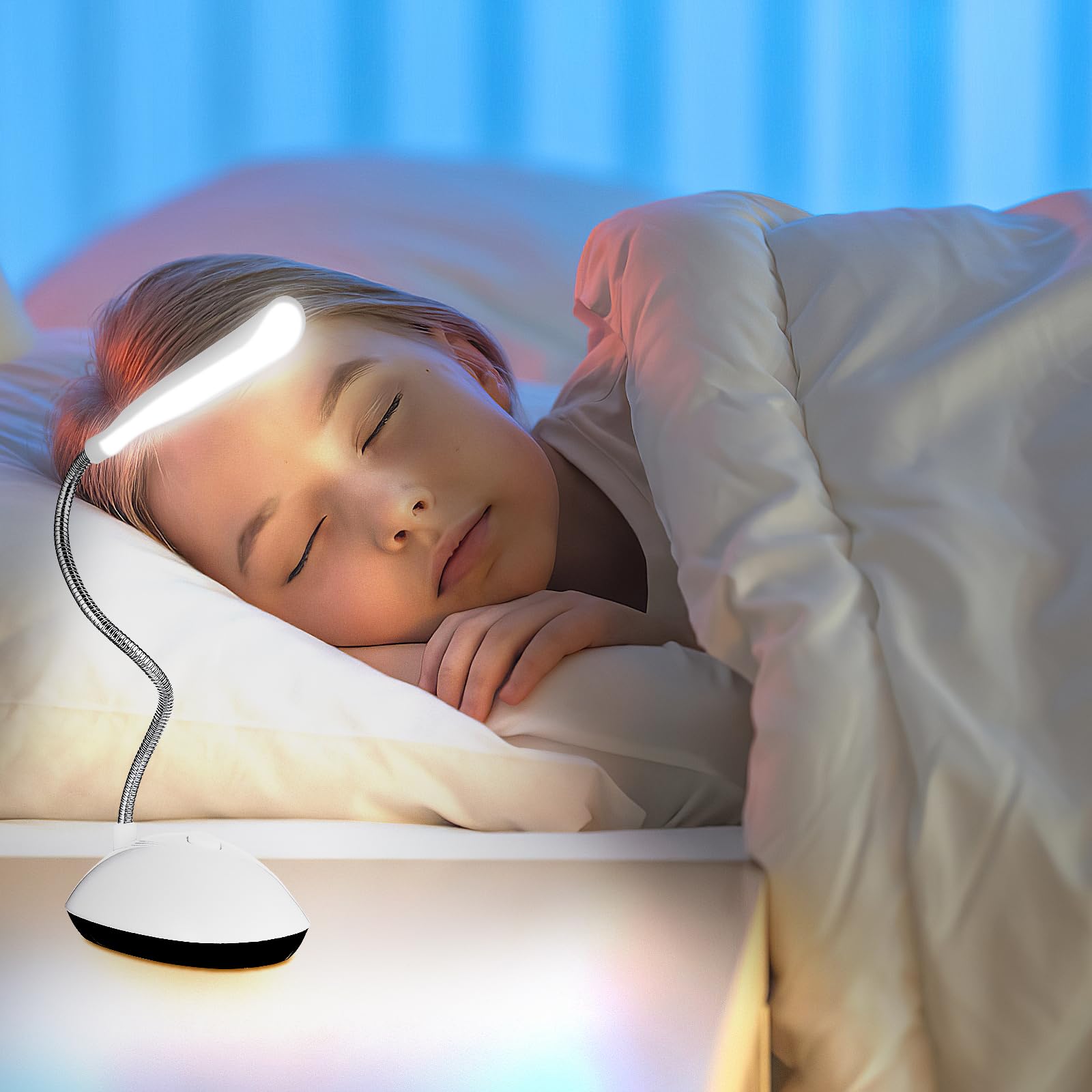 Uonlytech Portable LED Desk Lamp - Flexible Eye-Caring Table Lamp with Battery Operation for Dorm, Study, Office & Bedroom | Perfect for Reading, Night Use & Workspace Lighting