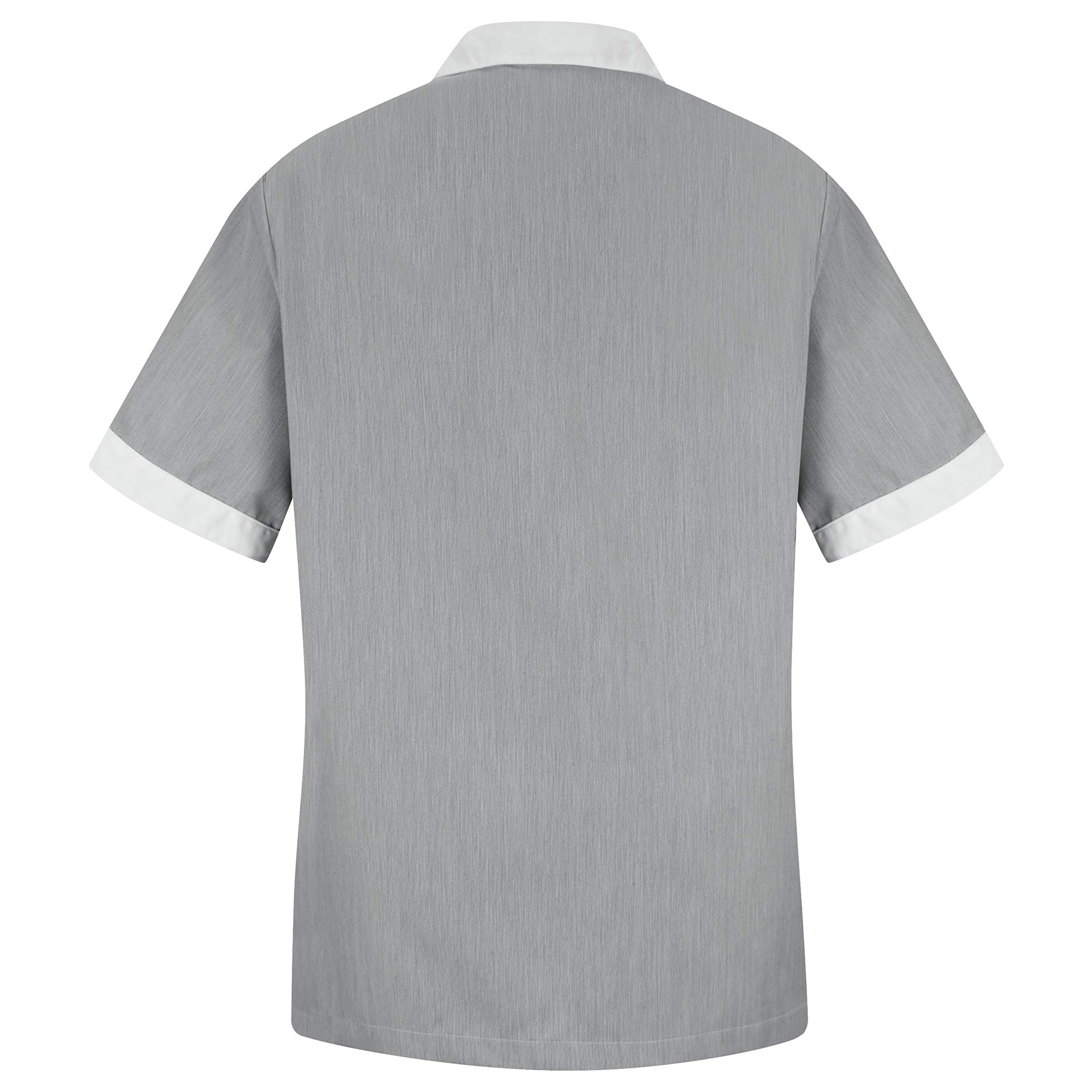 Red Kap Women's Single Breasted Tunic Shirt - Comfortable Workwear Top for Nurses, Chefs & Service Professionals