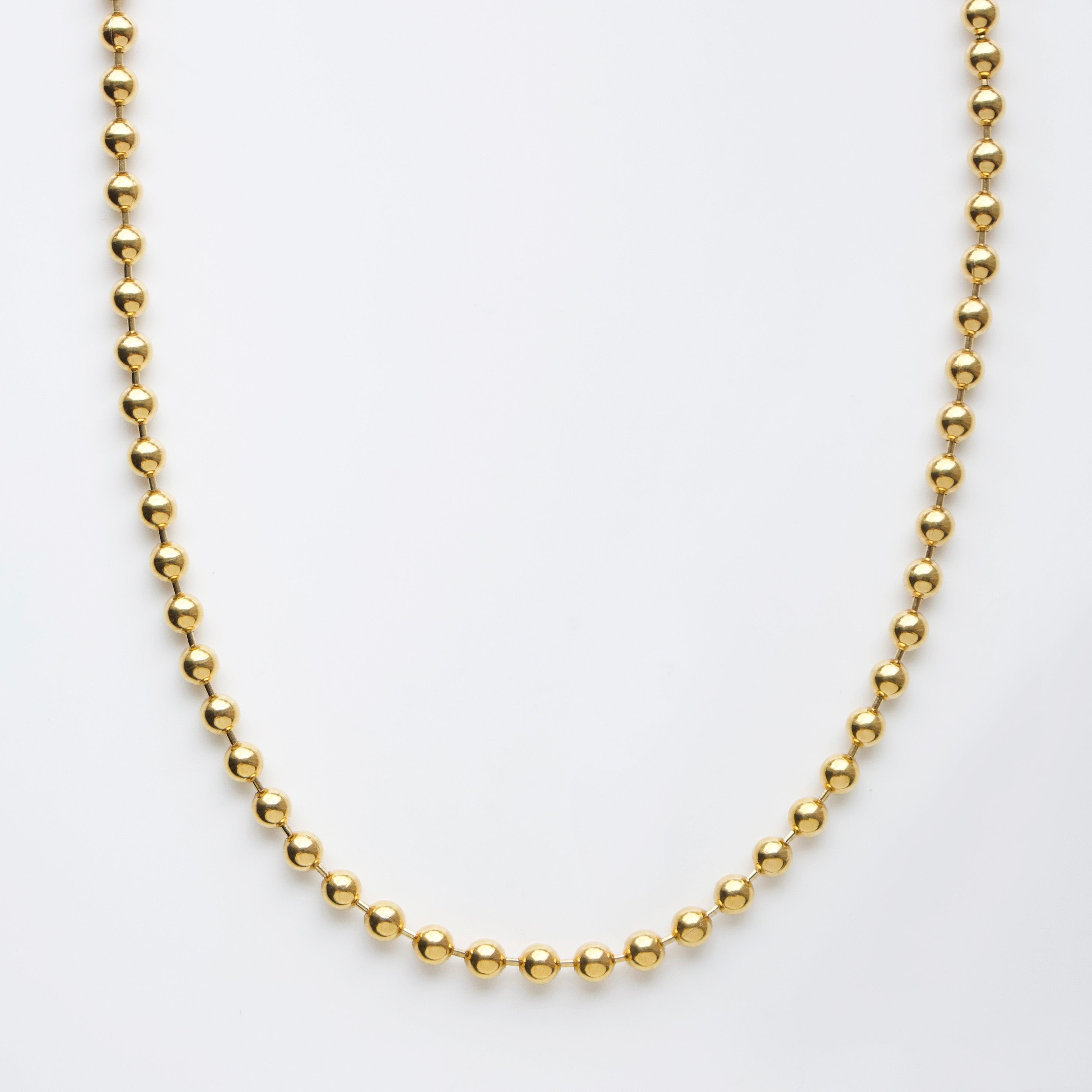 Lucky Bobble Chain Necklace - Louise Thompson Inspired Dainty Gold Layered Jewelry for Women - Perfect for Everyday Wear, Gifts & Special Occasions