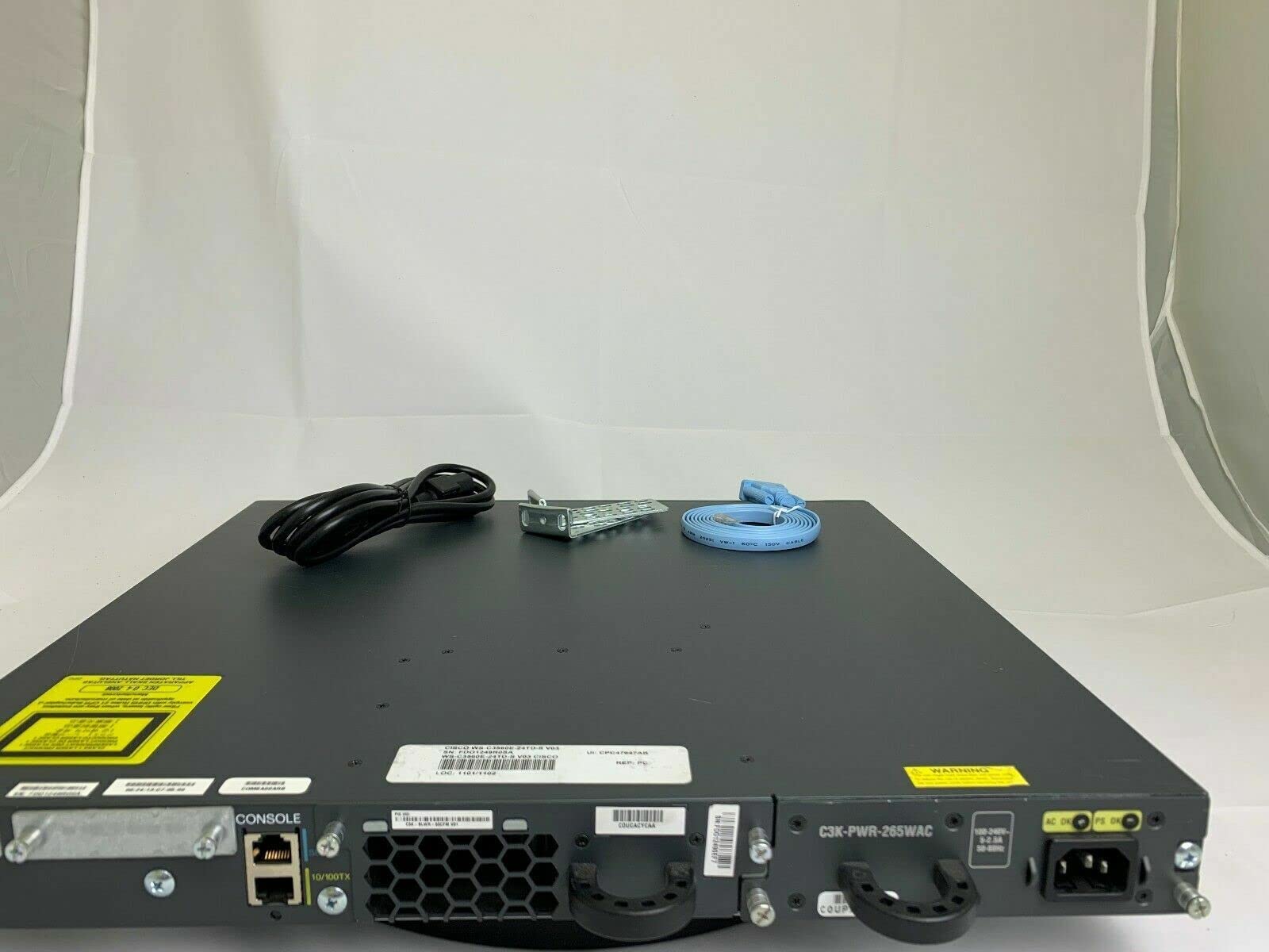 Cisco WS-C3560E-24TD-S 24-Port Gigabit Ethernet Switch | 10/100/1000Base-T | Layer 3 Managed Switch for Office, Data Center & Enterprise Networking