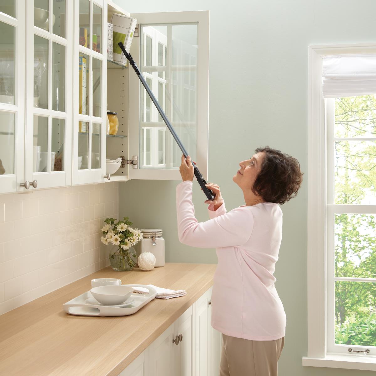 Ultra Reacher Grabber Tool - 31 Inch Extendable Pickup Stick (Blue) - Perfect for Elderly, Disabled & Home Organization - Reaches High Shelves, Picks Up Trash & Grabs Items Without Bending