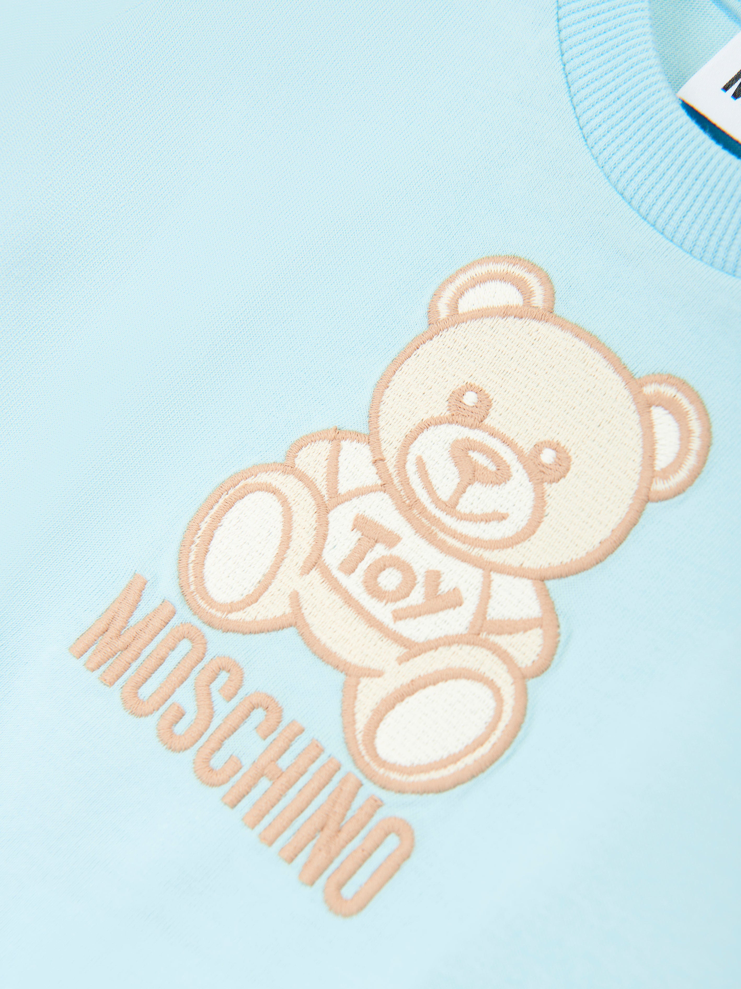 Adorable Baby Teddy Bear Logo Blue T-Shirt - Soft & Comfortable Cotton Tee for Infants & Toddlers - Perfect for Playdates, Family Outings & Photo Shoots