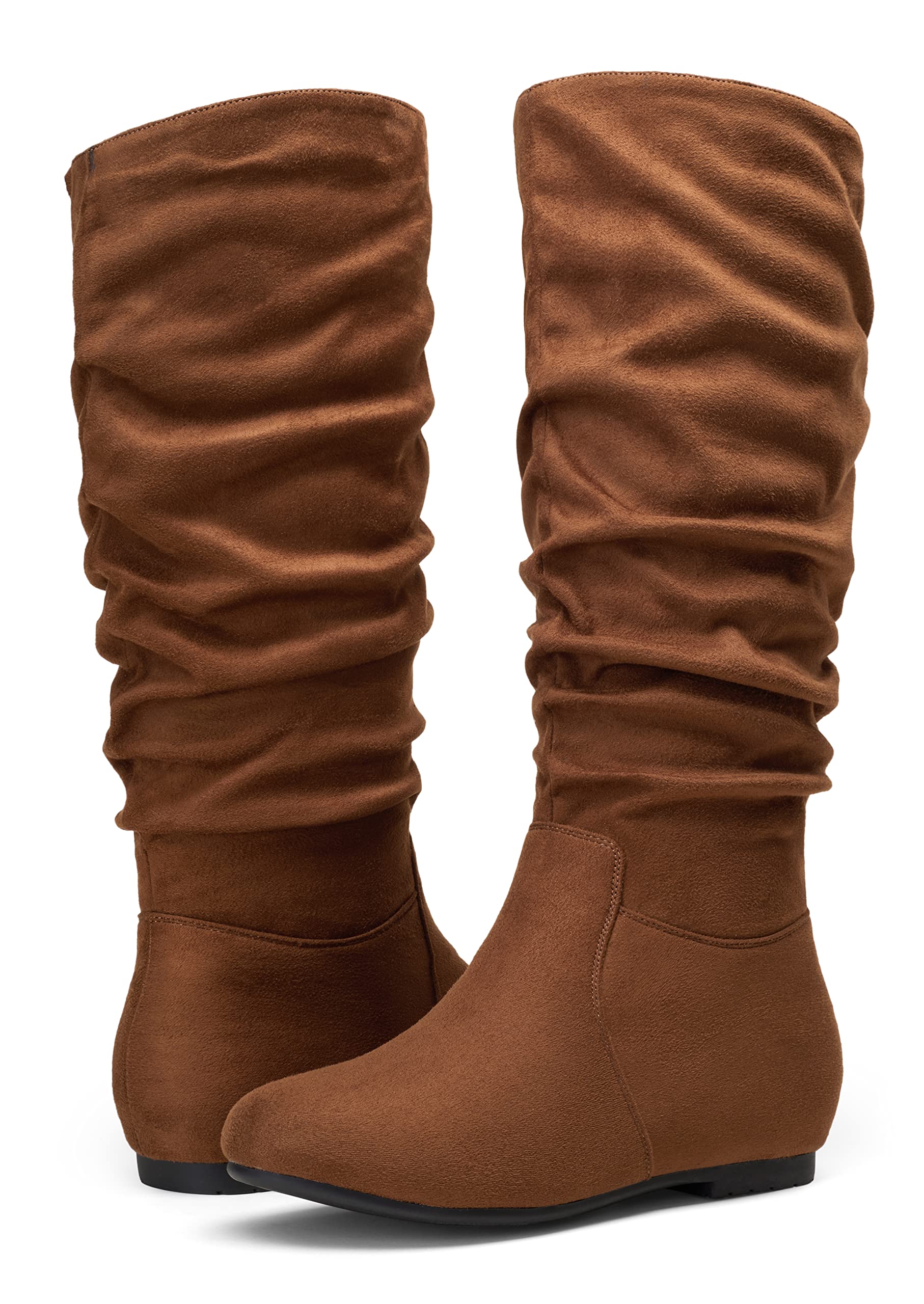 Jeossy Women's 941 Knee High Slouch Boots - Flat Pull On Tall Boots for Fall & Winter | Perfect for Casual Outfits, Office Wear & Date Nights