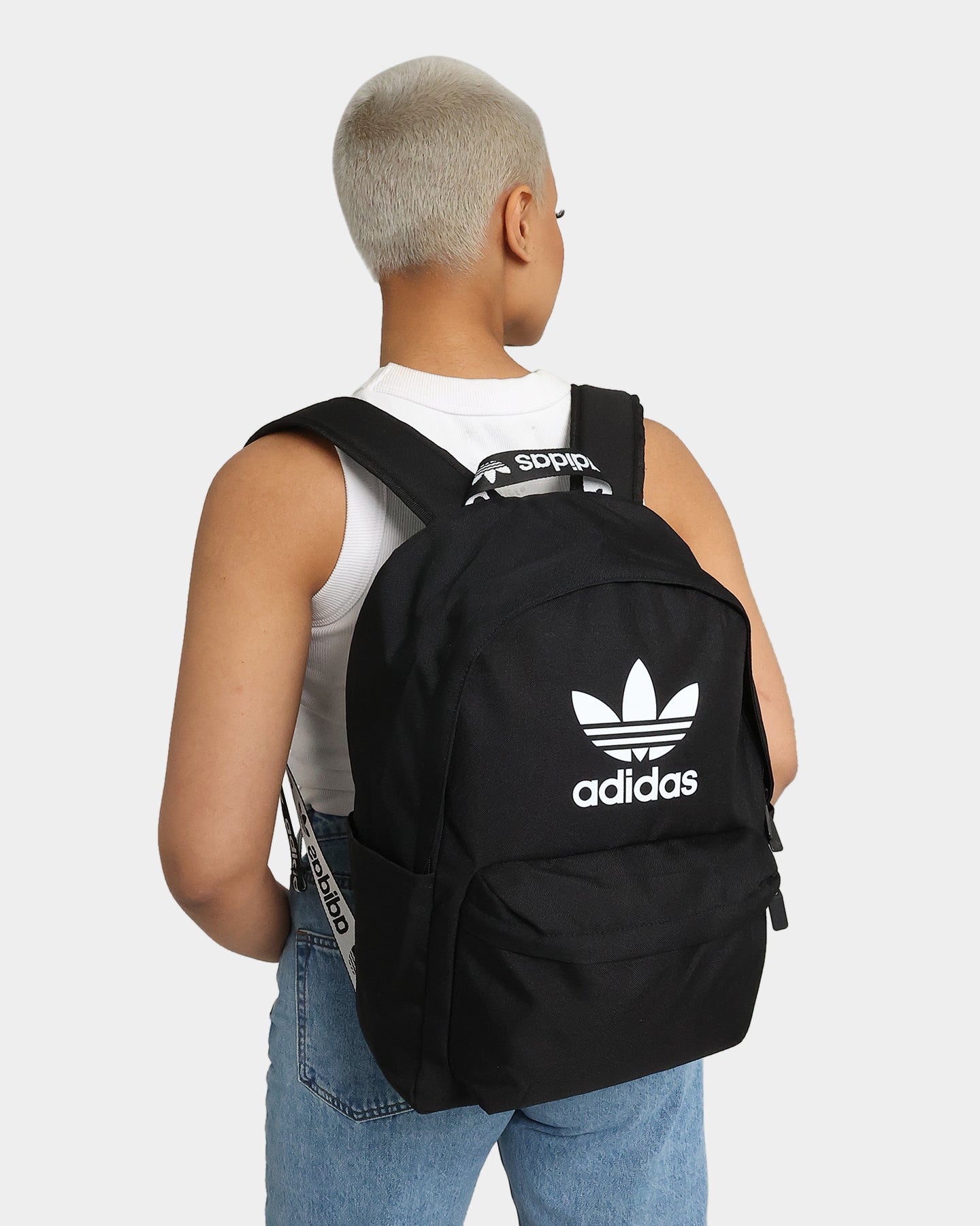Adidas Adicolor Backpack - Stylish Black School & Travel Backpack for Men & Women - Perfect for College, Gym & Outdoor Adventures