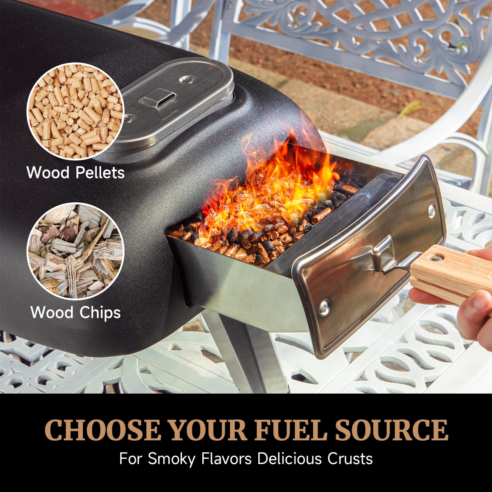 **Outdoor Wood Fired Pizza Oven – 12
