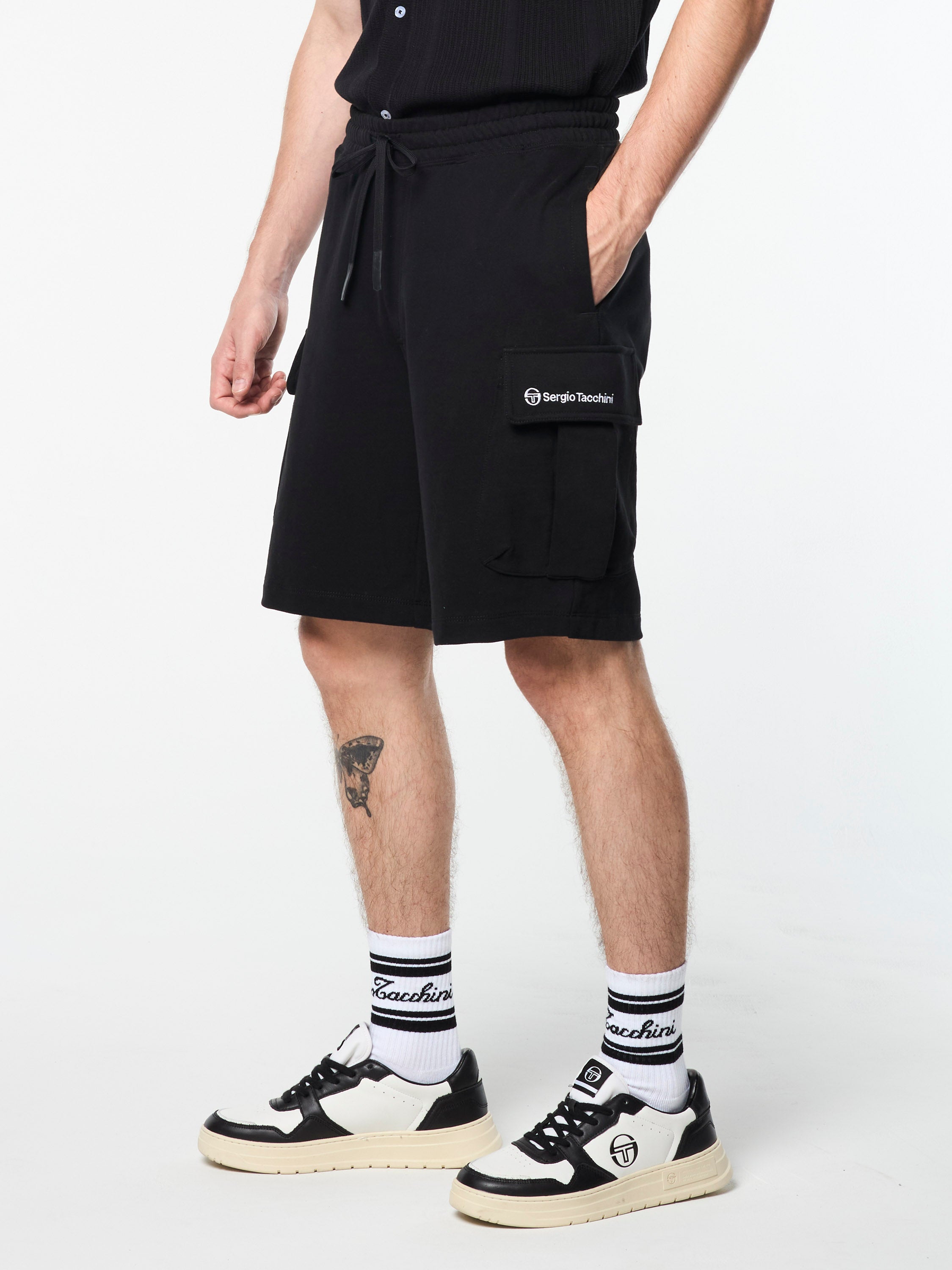 Dario Cargo Shorts for Men - Black Comfortable Utility Pants with Multiple Pockets | Perfect for Hiking, Travel & Outdoor Activities