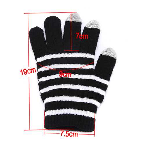 Touch Screen Gloves for iPad iPhone Tablet - Winter Hand Warmers for Outdoor Activities, Typing & Cold Weather Use