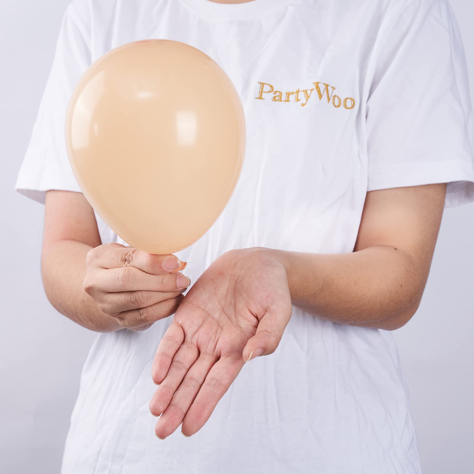 50 Pack 5 Inch Nude Balloons - Boho Apricot & Beige Balloons for Party Decor, Balloon Garland & Arch | Perfect for Birthday Parties, Baby Showers & Wedding Decorations | Elegant Neutral Balloons for Home & Event Decor