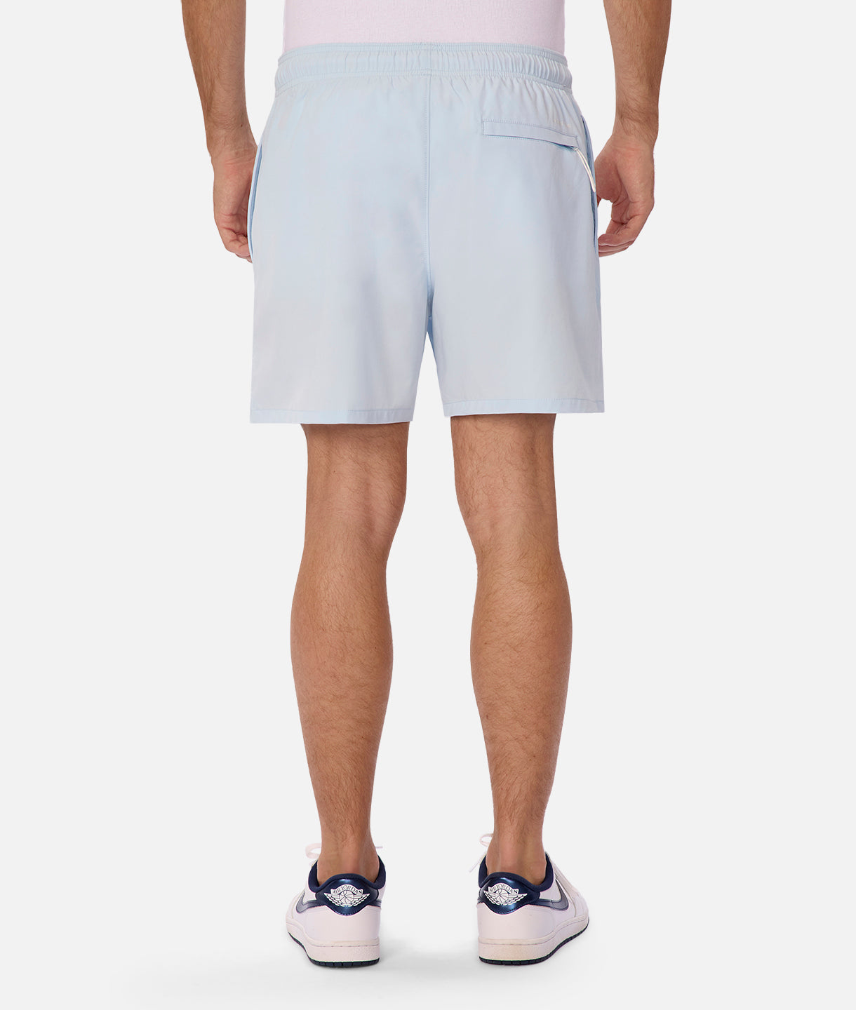 Viera Hybrid Shorts for Men - Lightweight Quick-Dry Ice Blue Athletic Shorts - Perfect for Running, Gym Workouts & Outdoor Activities