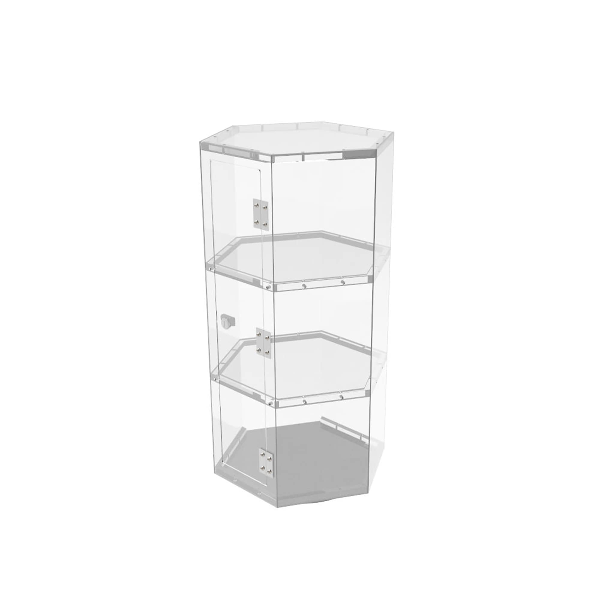 Clear Acrylic Spinning Display Case 12