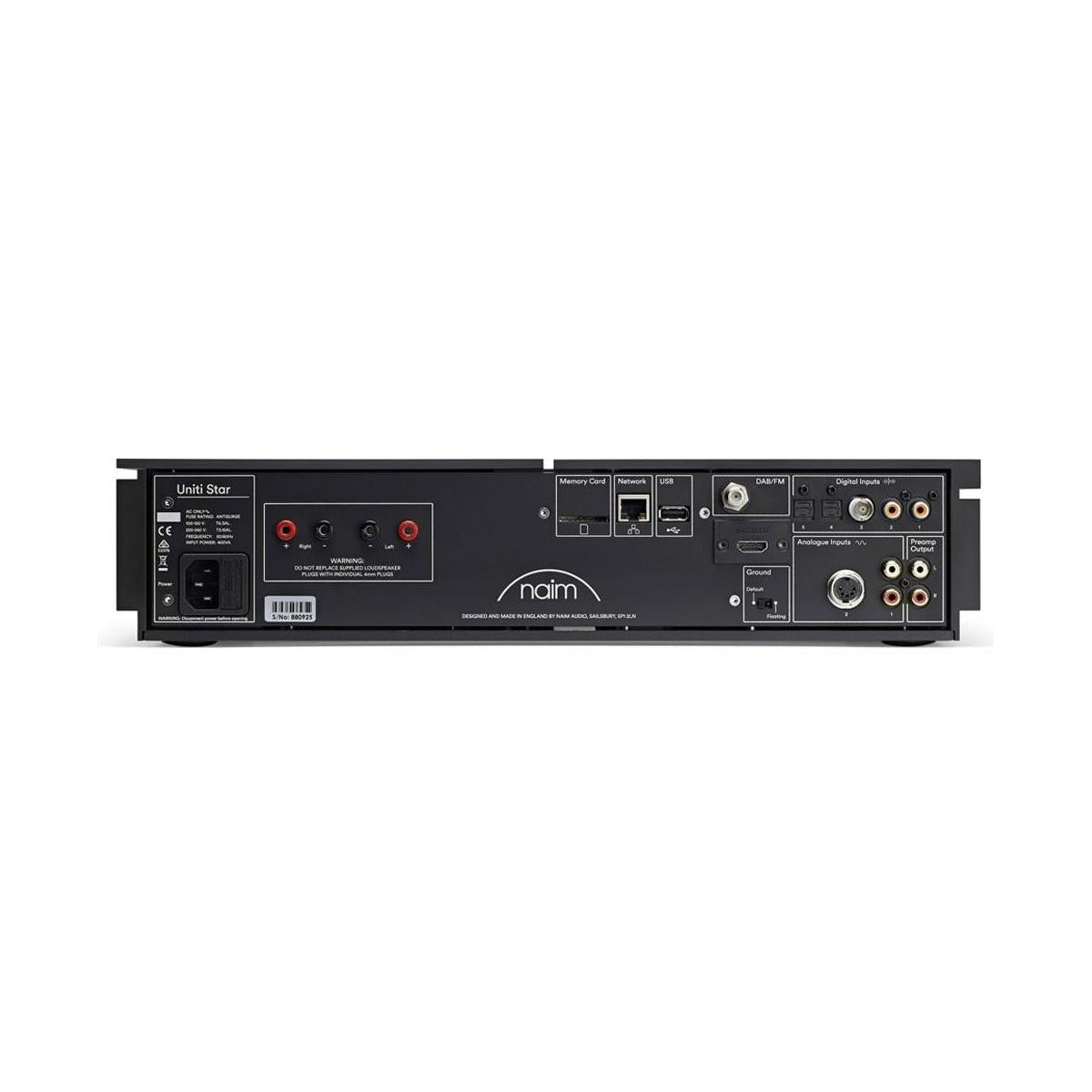 Naim Audio Uniti Star All-in-One Music Player - High Fidelity Streaming, CD Playback & Wireless Connectivity | Perfect for Home Audio & Multi-Room Listening