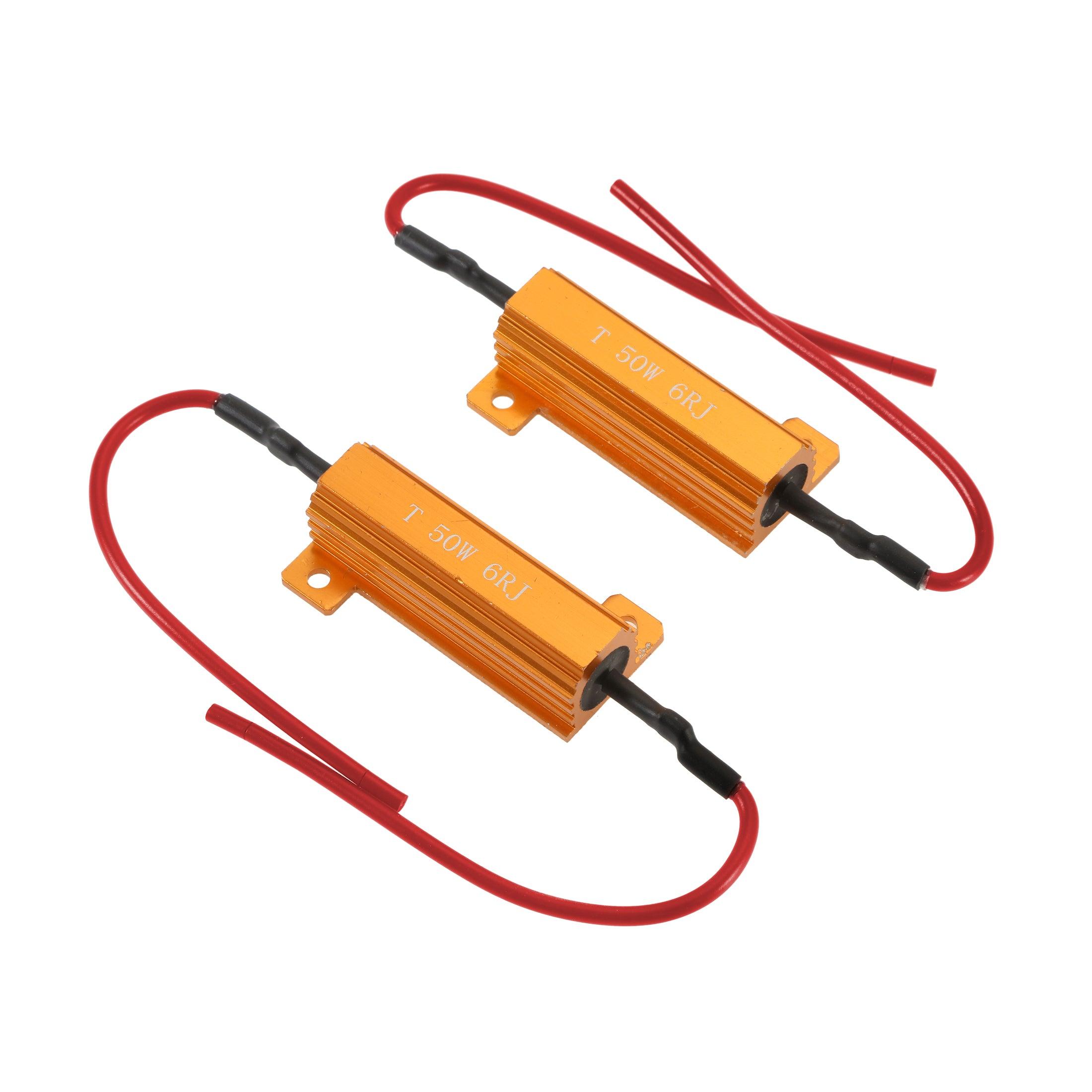DIY Anti-Flicker CANBUS Resistor Decoder - Prevent Fast Hyper Flash & Dashboard Error Codes for Turn Signal Lights | Perfect for LED Conversion in Cars, Trucks, and Motorcycles
