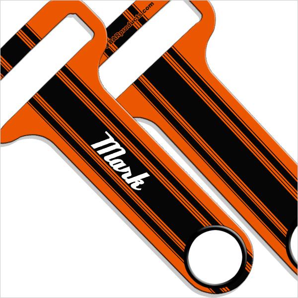 Customizable HAMMERHEAD™ Bottle Opener with Racing Stripes - Perfect for Parties, BBQs, and Outdoor Adventures - Durable and Stylish Bottle Opener for Beer, Soda, and More