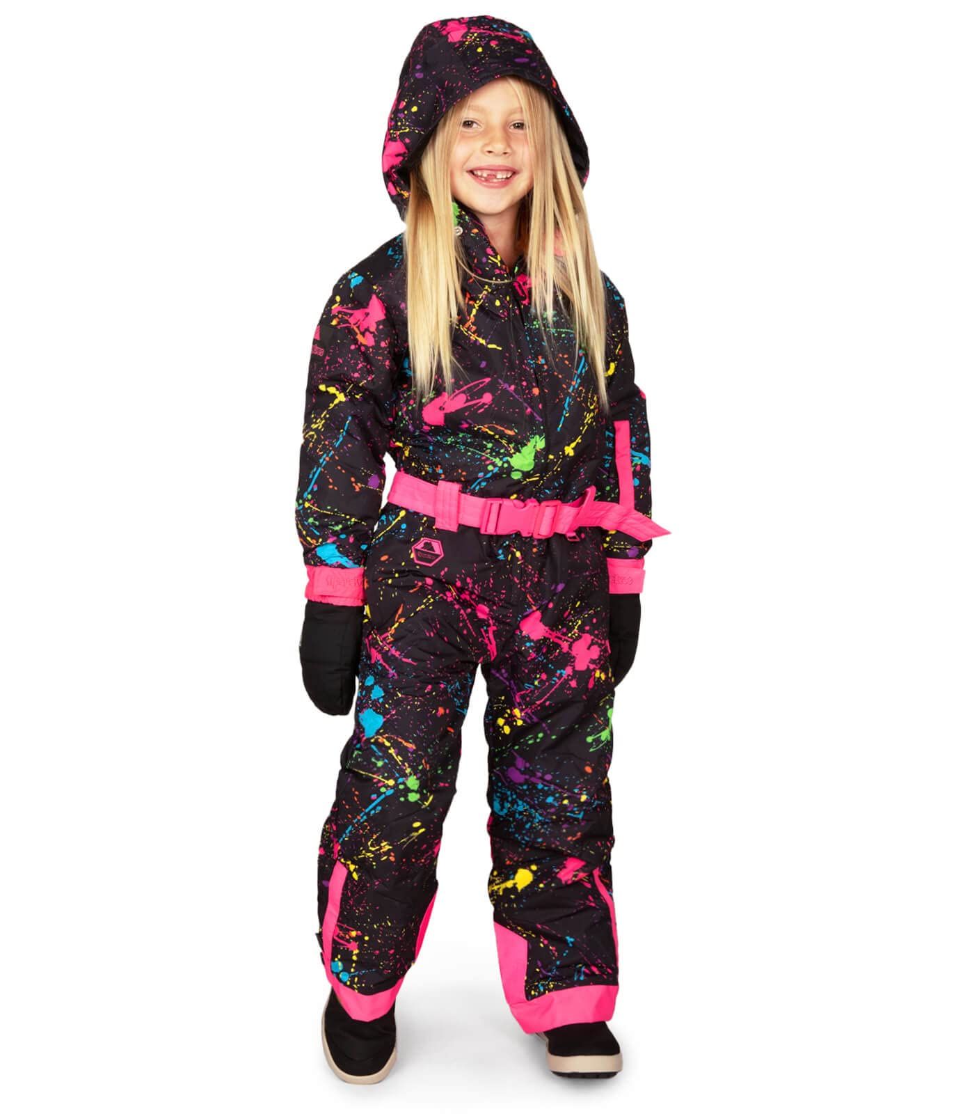 Bright Neon Kids Ski Suits for Boys & Girls - Colorful Winter Snow Outfits for Skiing, Snowboarding & Outdoor Activities