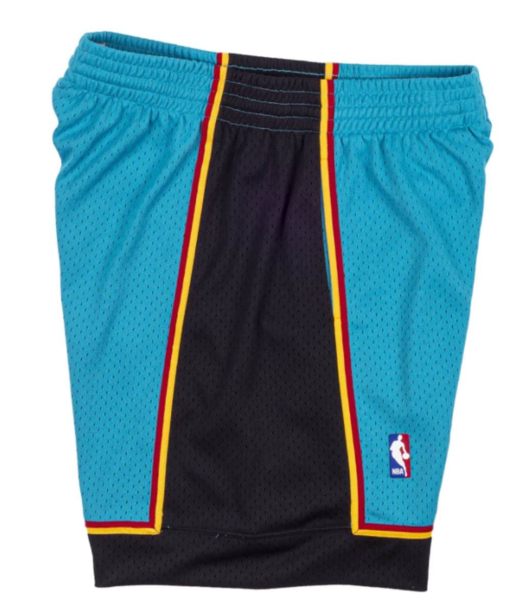 Mitchell & Ness Detroit Pistons 1998-99 NBA Men's Swingman Basketball Shorts - Vintage Retro Athletic Wear for Fans & Street Style