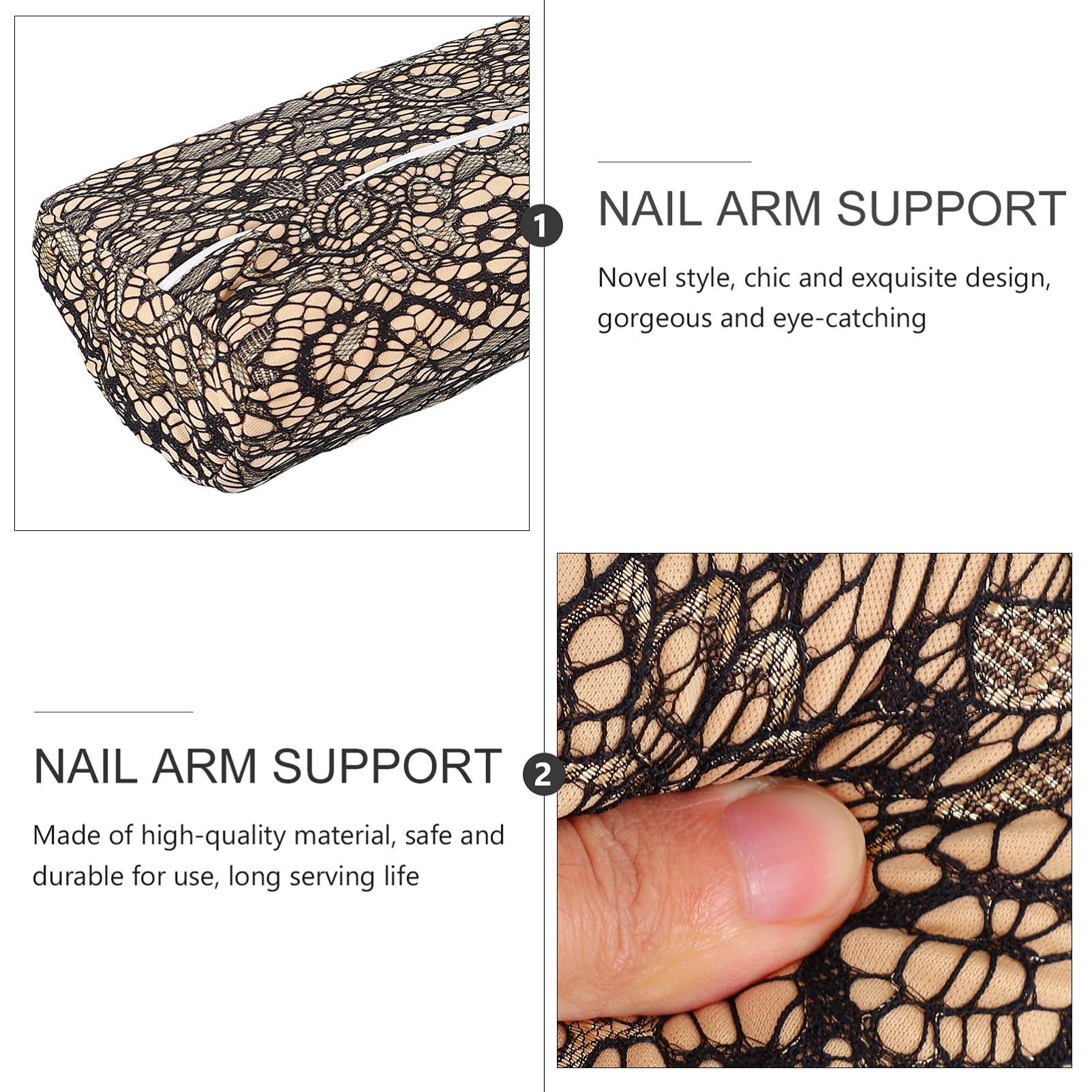 Professional Nail Art Hand Pillow - Manicure Arm Rest for Gel Polish & Acrylic Nails - Comfortable Hand Holder for Nail Technicians & DIY - Perfect for Salon, Home Spa & Christmas Gift Ideas