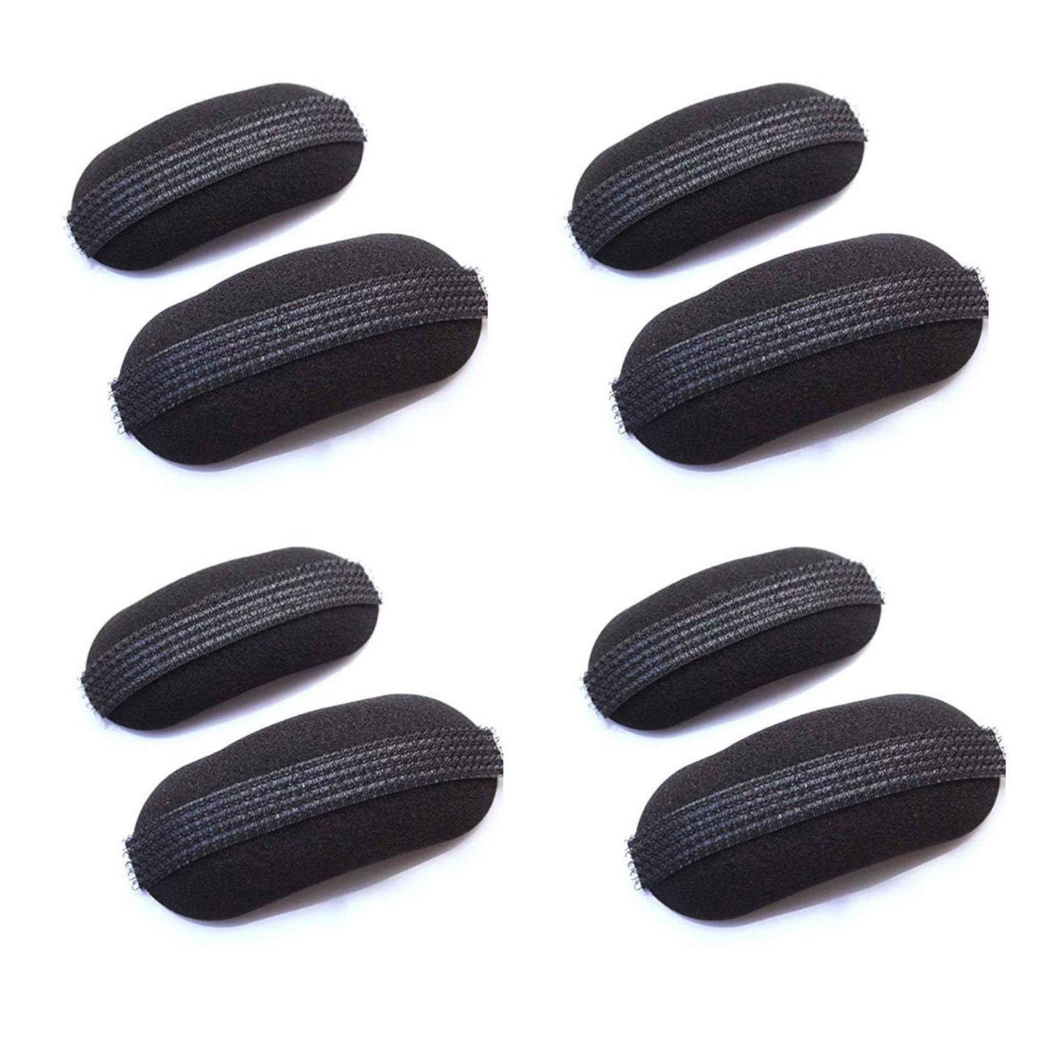 VinshBond Hair Styling Tool Set - 8-Piece Hair Accessories Kit for Women & Girls with Tic-Tak Puff (Black) | Perfect for Styling, Volume Boost & Everyday Hair Care