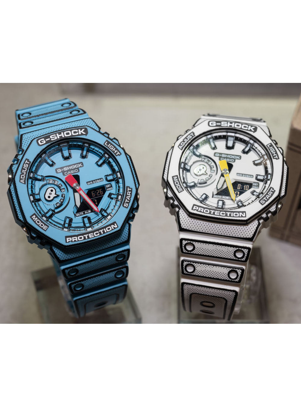 CASIO G-Shock GA-2100MNG Manga Theme Analog-Digital Watch - Japanese Made JDM - Durable Sports & Streetwear Accessory for Men