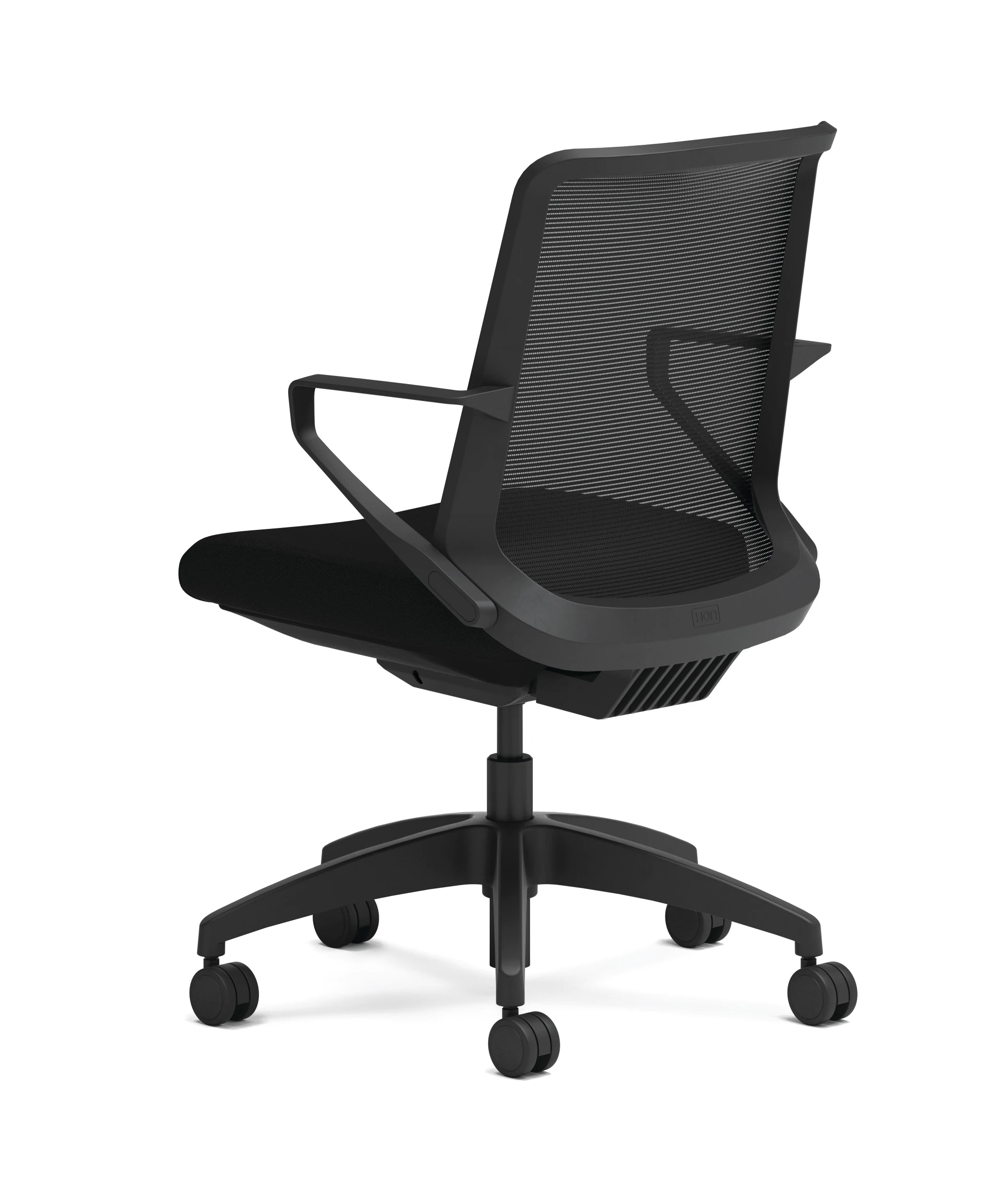 Ergonomic Cliq Office Chair with Synchro Tilt Mechanism - Basalt Fabric & Black Designer Frame for Home Office, Gaming, and Workspace Comfort
