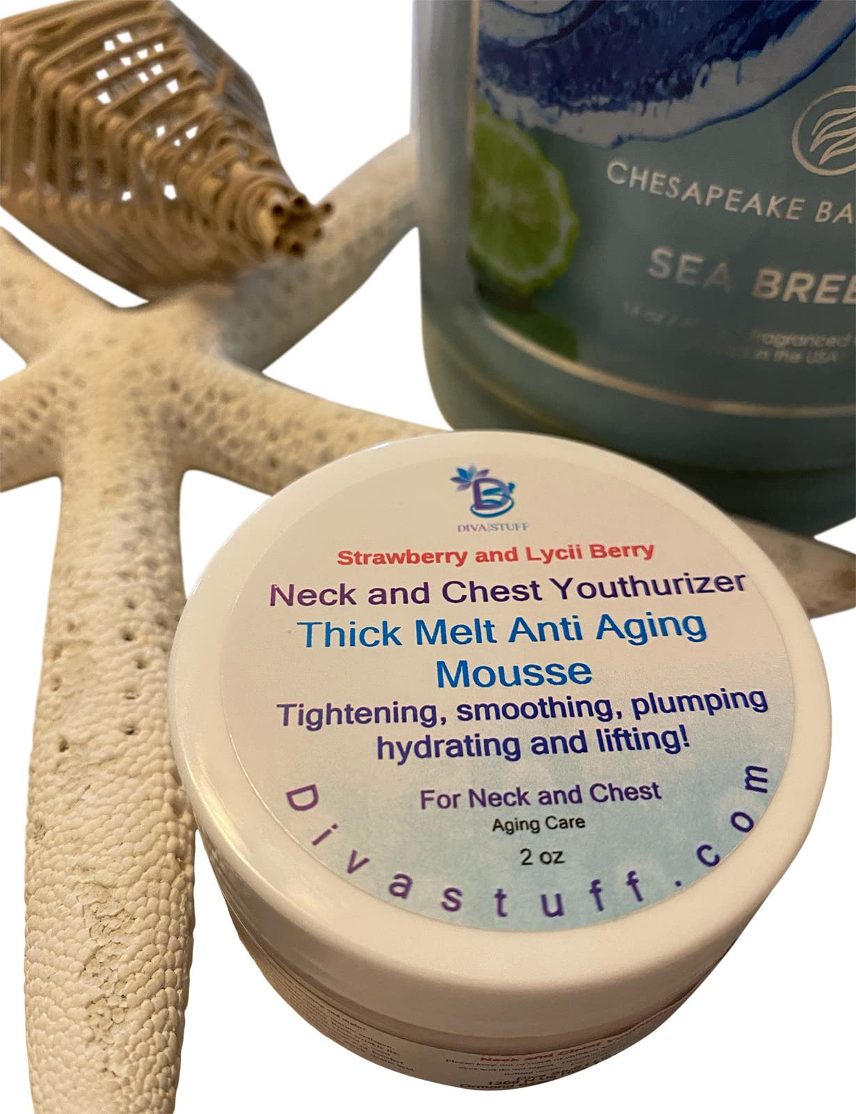 Strawberry & Goji Berry Anti-Aging Neck & Chest Cream - Firming, Hydrating & Plumping Mousse for Youthful Skin | Perfect for Nighttime Skincare Routine & Special Occasion Prep