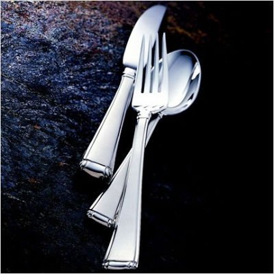 Frosted Glass Column Place Knife Set - Elegant Table Setting for Weddings, Parties & Fine Dining