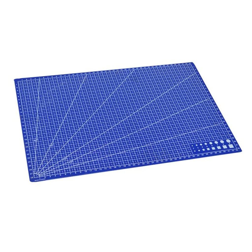 1PC A3 PVC Cutting Mat with Grid Lines - 45cm DIY Craft Mat for Kids, Office & School Supplies | Perfect for Scrapbooking, Sewing & Art Projects