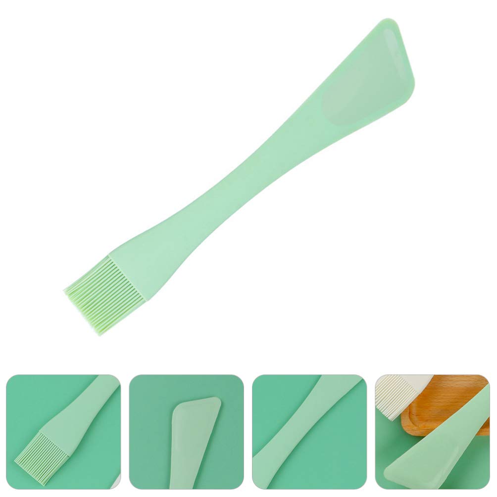 Dual Head Silicone Spatula & Oil Brush - 2-in-1 Baking Tool for Cake Decorating, Dough Scraping, Cream Spreading - Perfect for Kitchen, Baking & Cooking Essentials